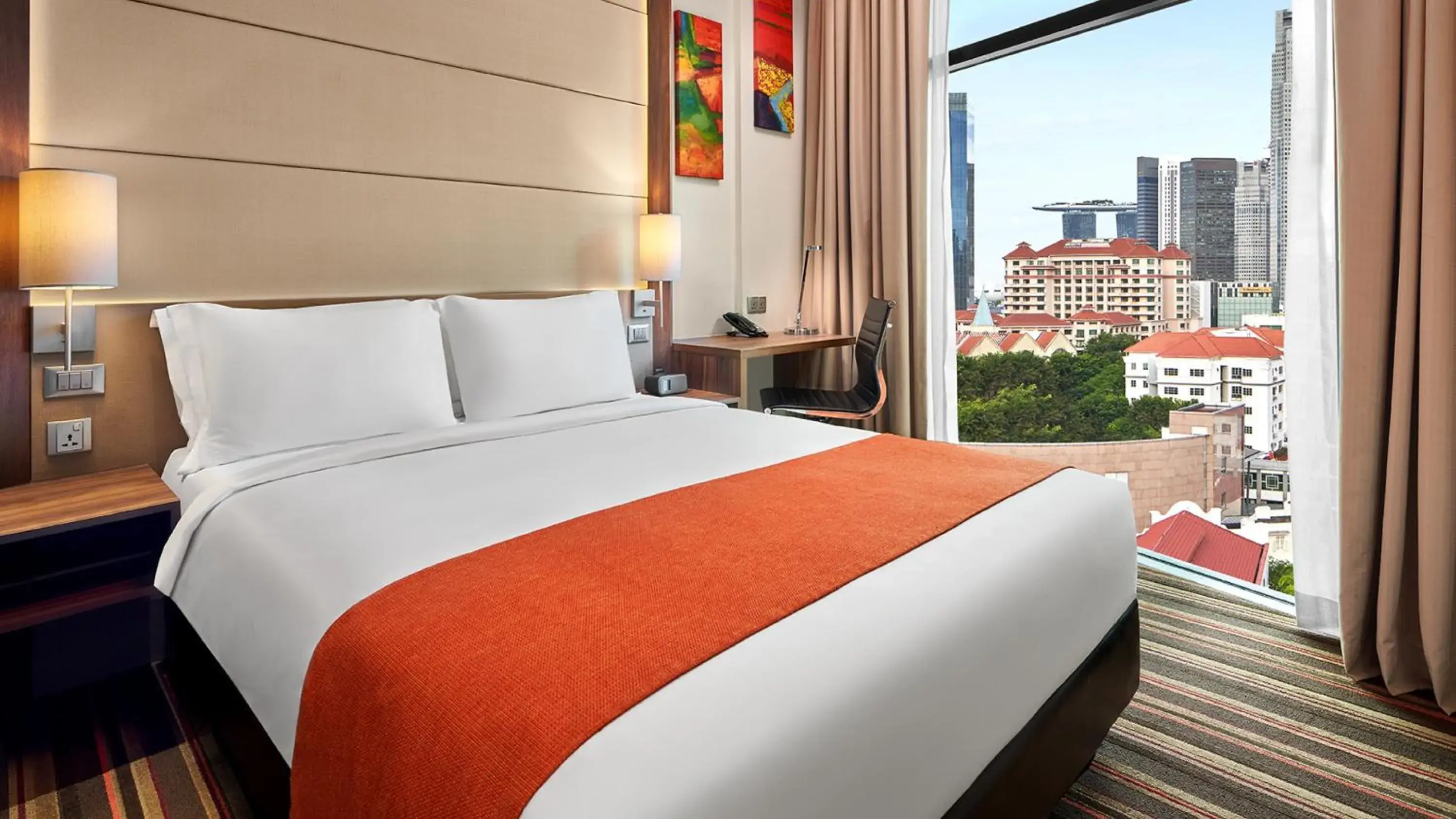 Photo of the whole room, Bed in Holiday Inn Express Singapore Clarke Quay by IHG Photo of the whole room, Bed in Holiday Inn Express Singapore Clarke Quay by IHG