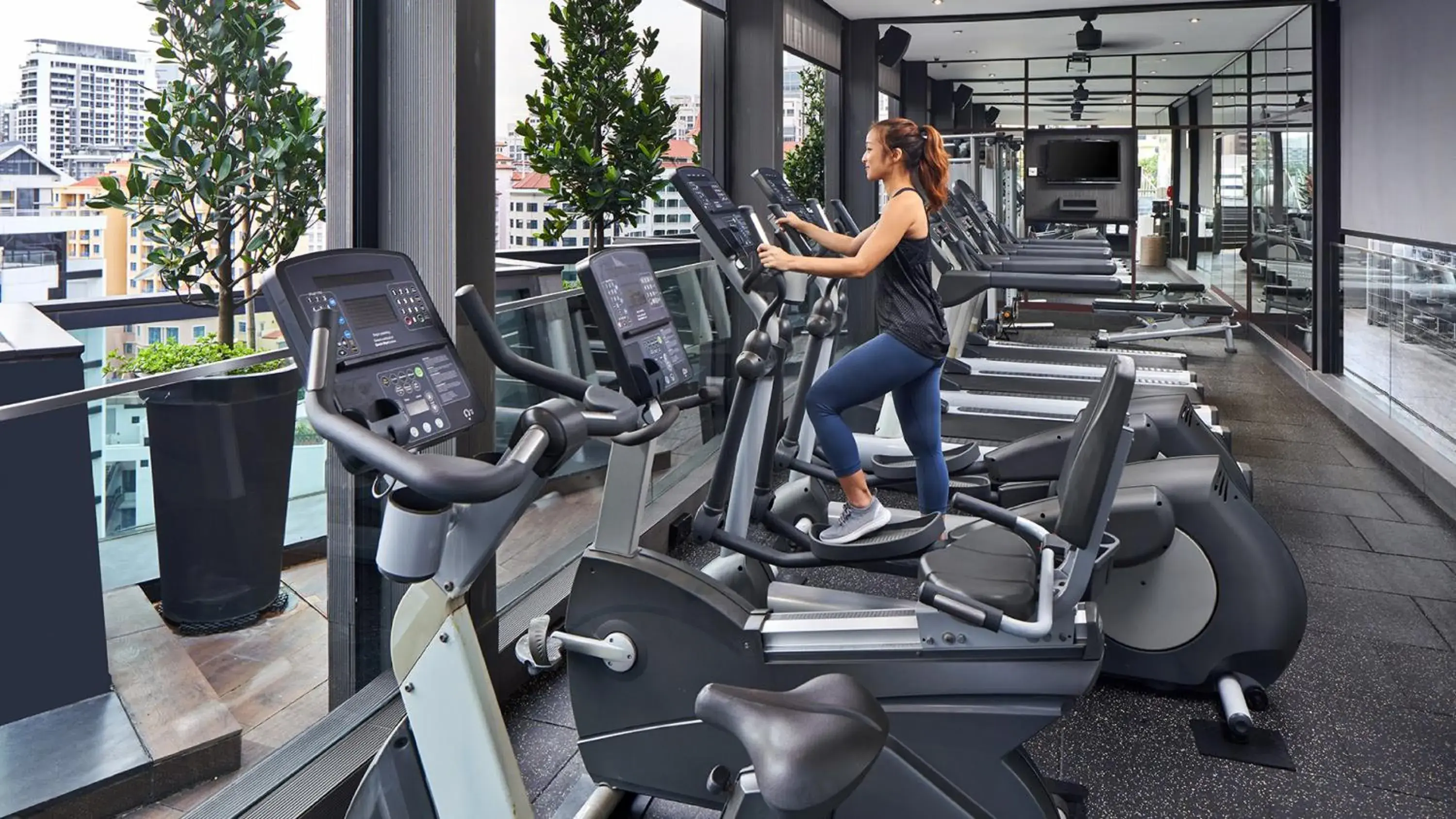 Fitness centre/facilities in Holiday Inn Express Singapore Clarke Quay by IHG Fitness centre/facilities in Holiday Inn Express Singapore Clarke Quay by IHG