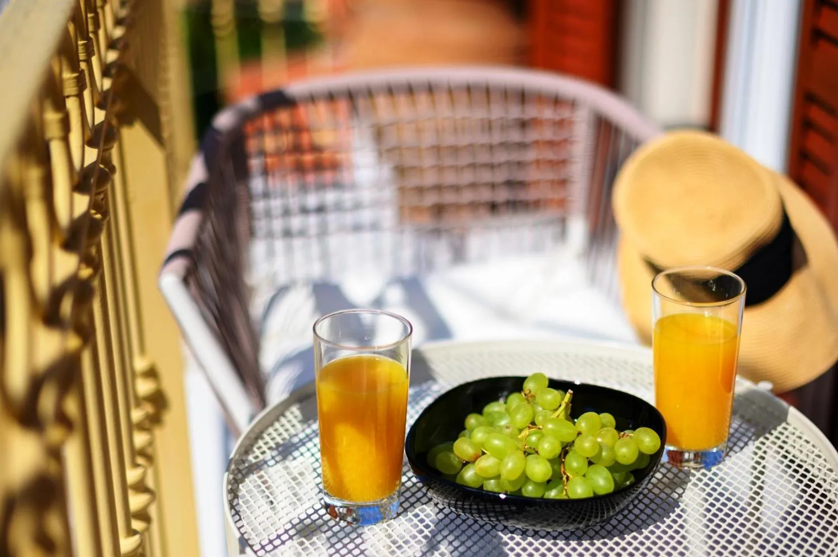 Decorative detail in Blue Sky House