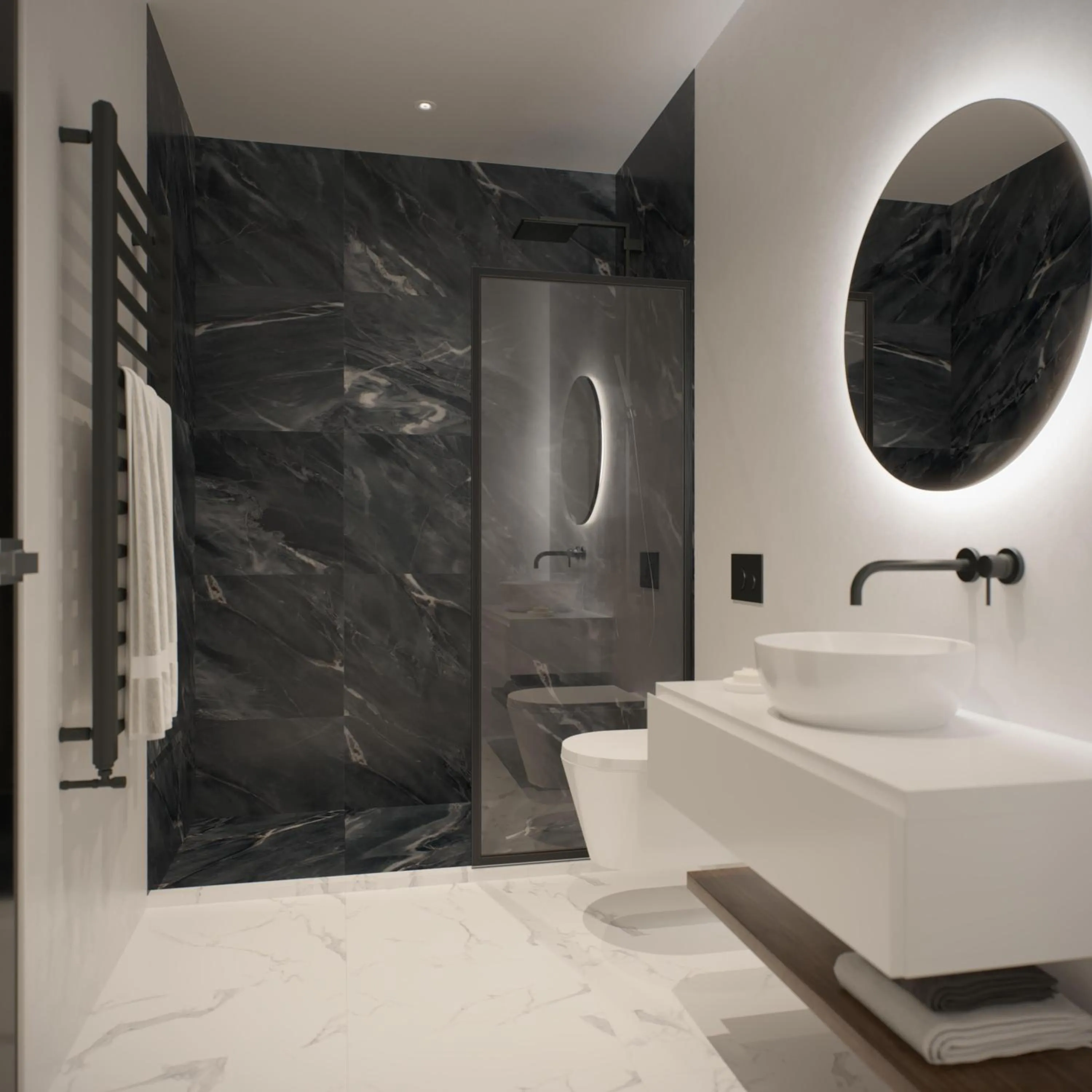 Bathroom in Athens Tower