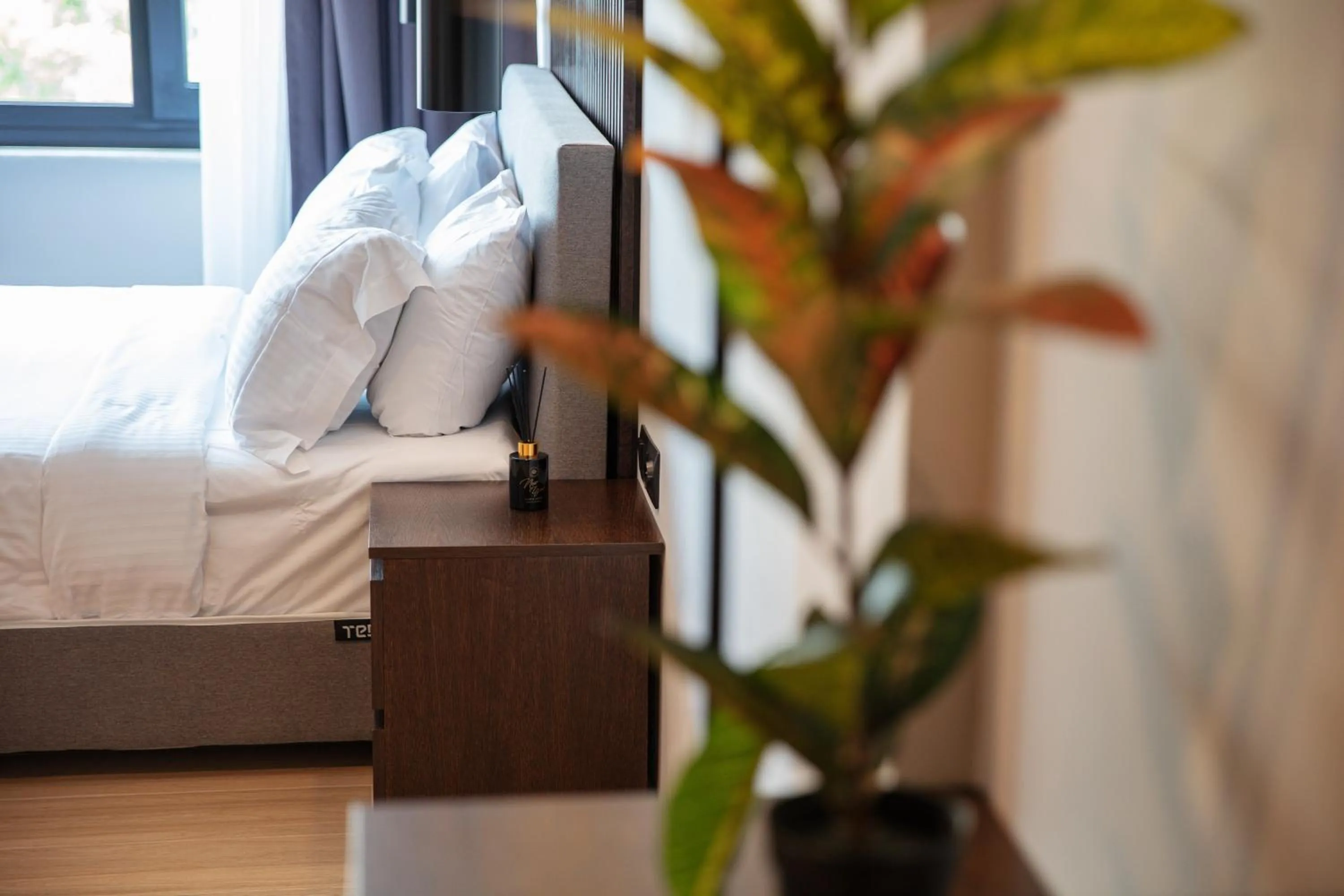 Decorative detail, Bed in Athens Tower