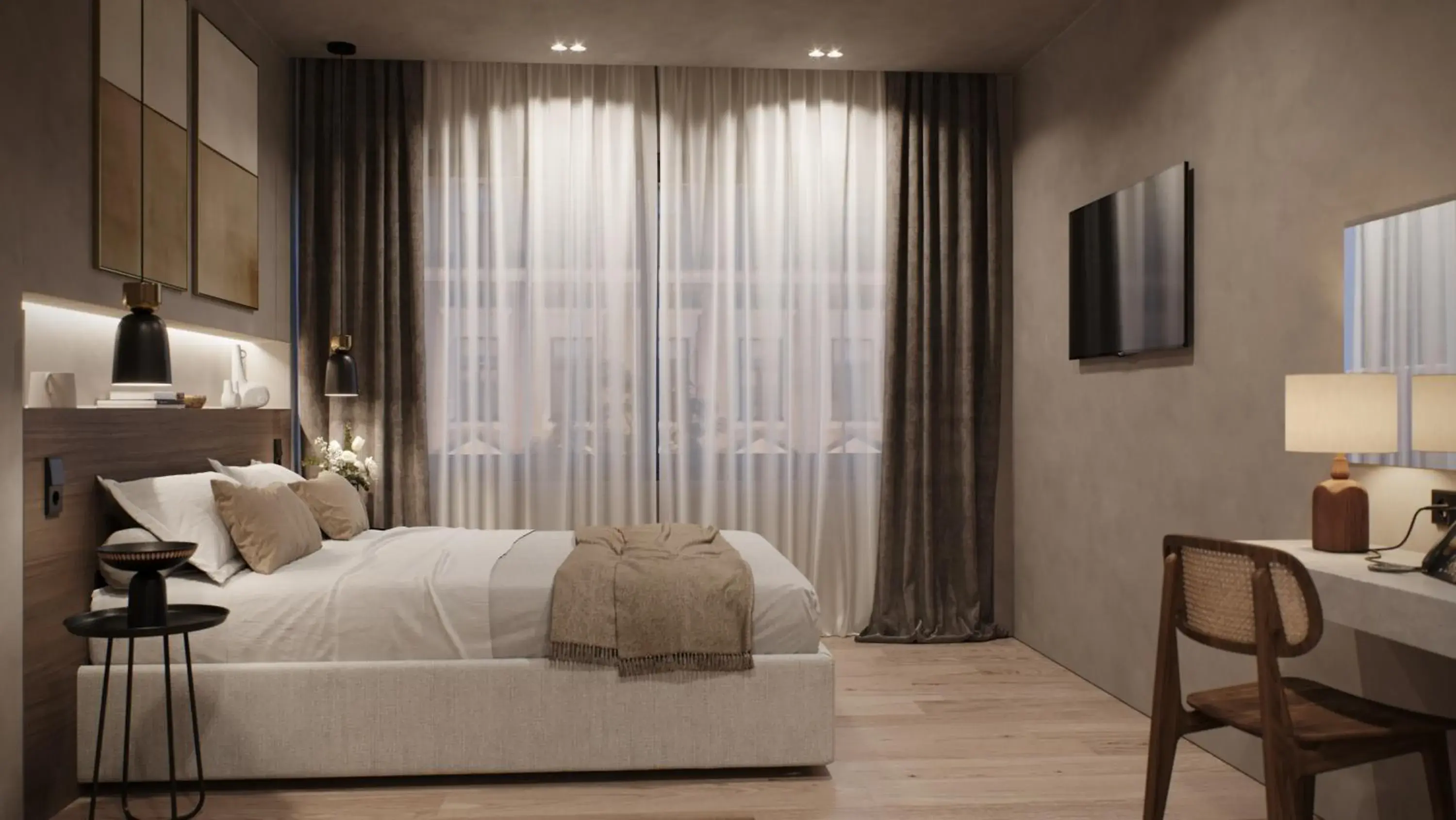 Standard Double Room in Athens Tower Standard Double Room in Athens Tower