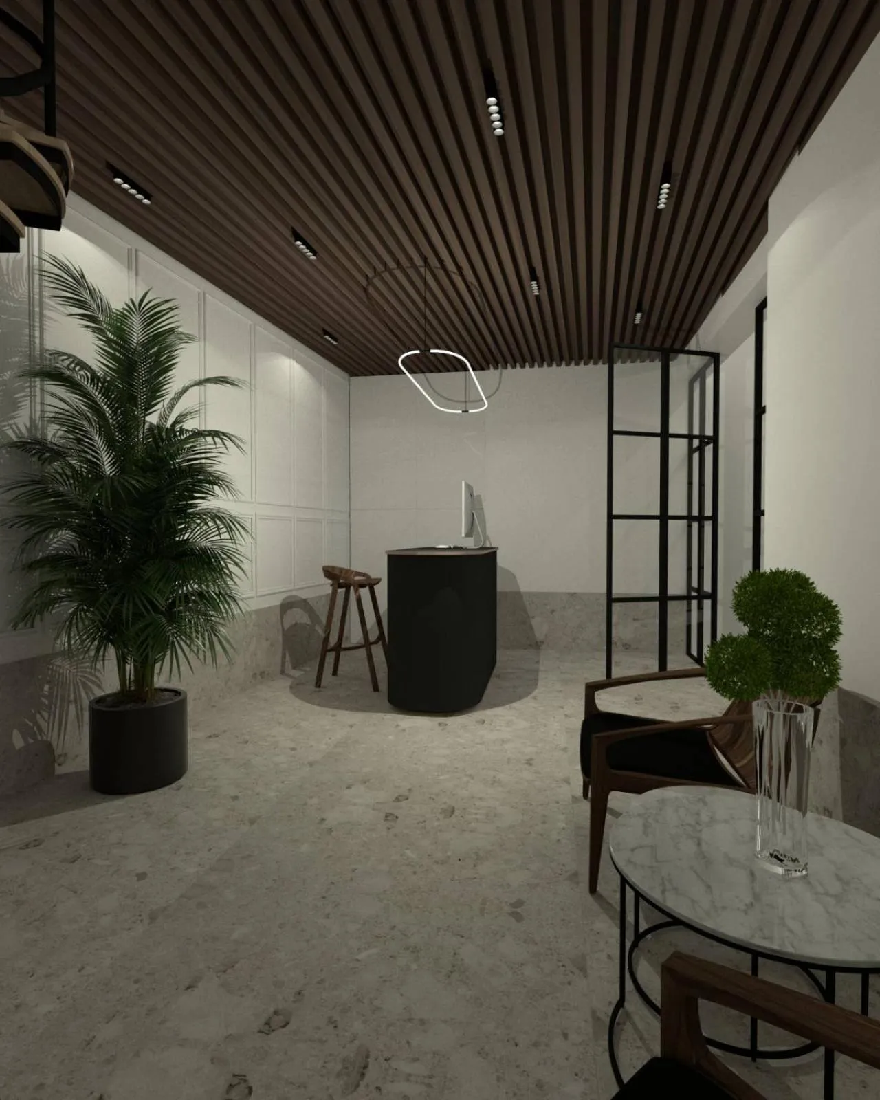 Lobby or reception in Athens Tower