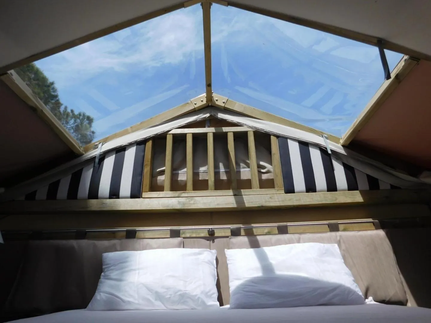 View (from property/room), Bed in Camping Village Santapomata