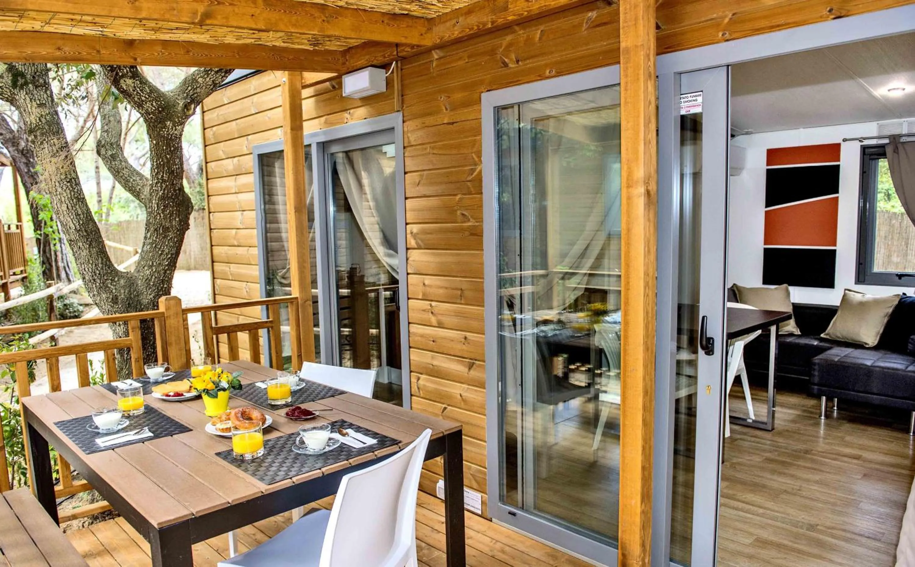 Patio in Camping Village Santapomata