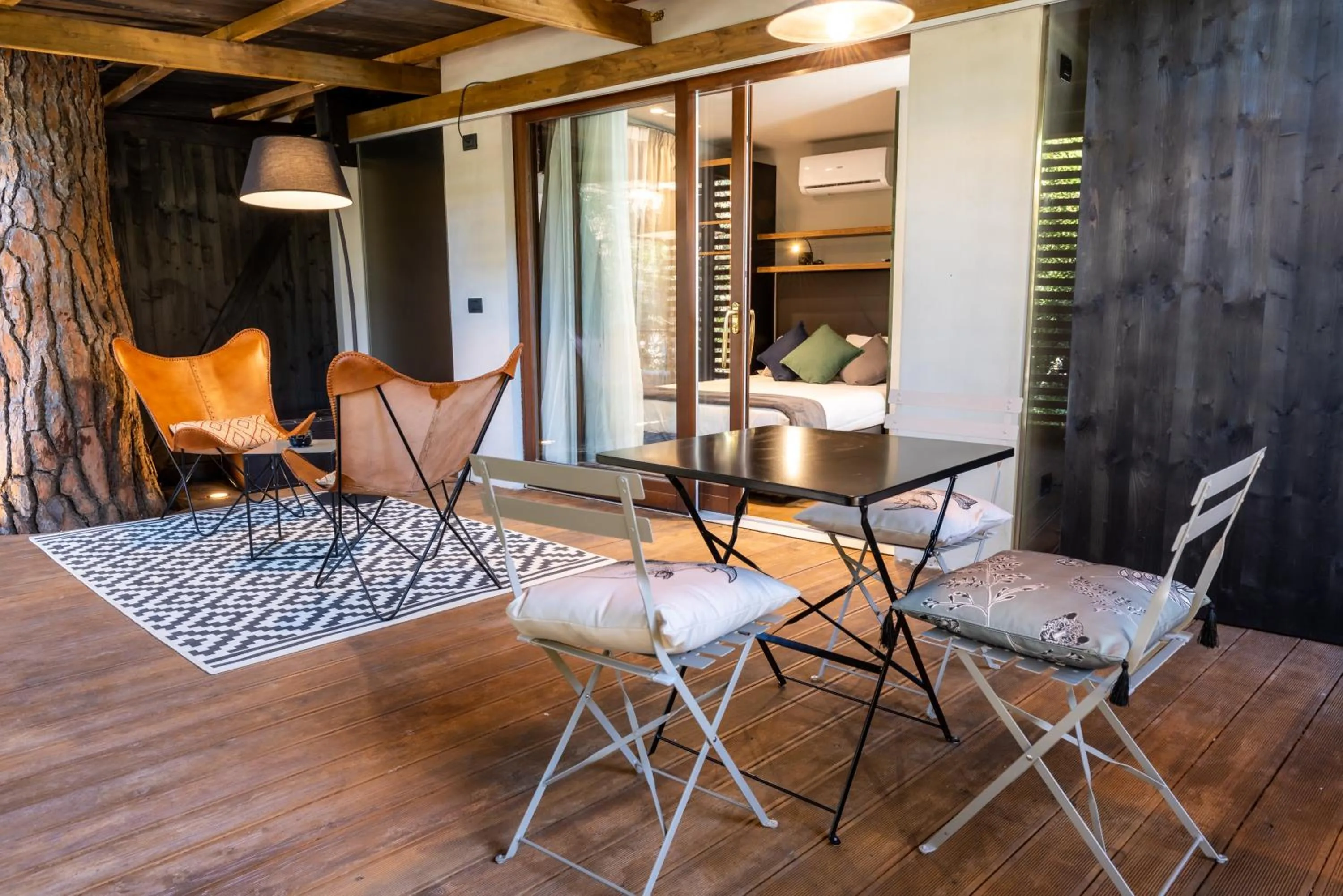 Patio in Camping Village Santapomata