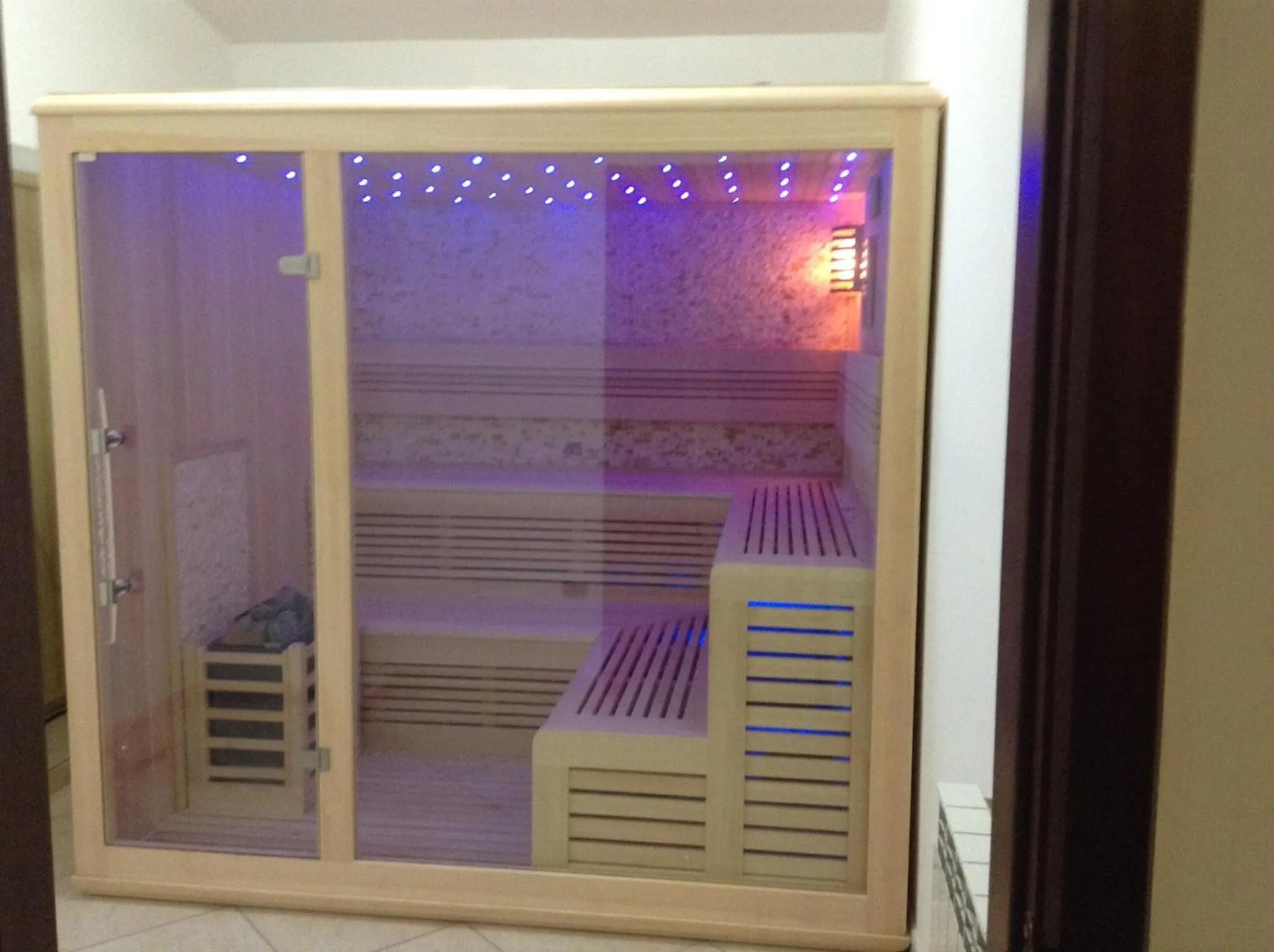 Sauna in B&B Villa Nunzia