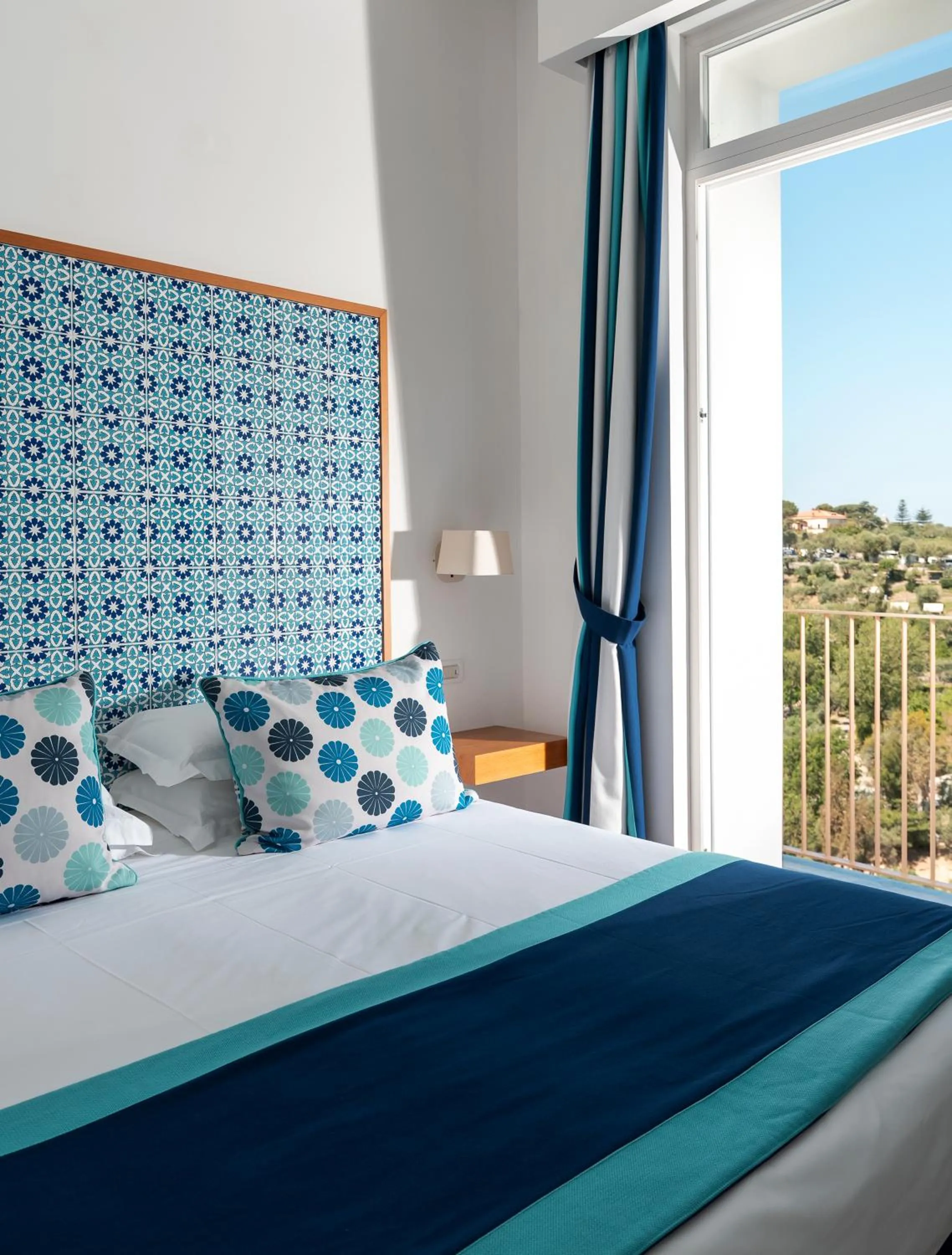 Bed in Hotel Miramare