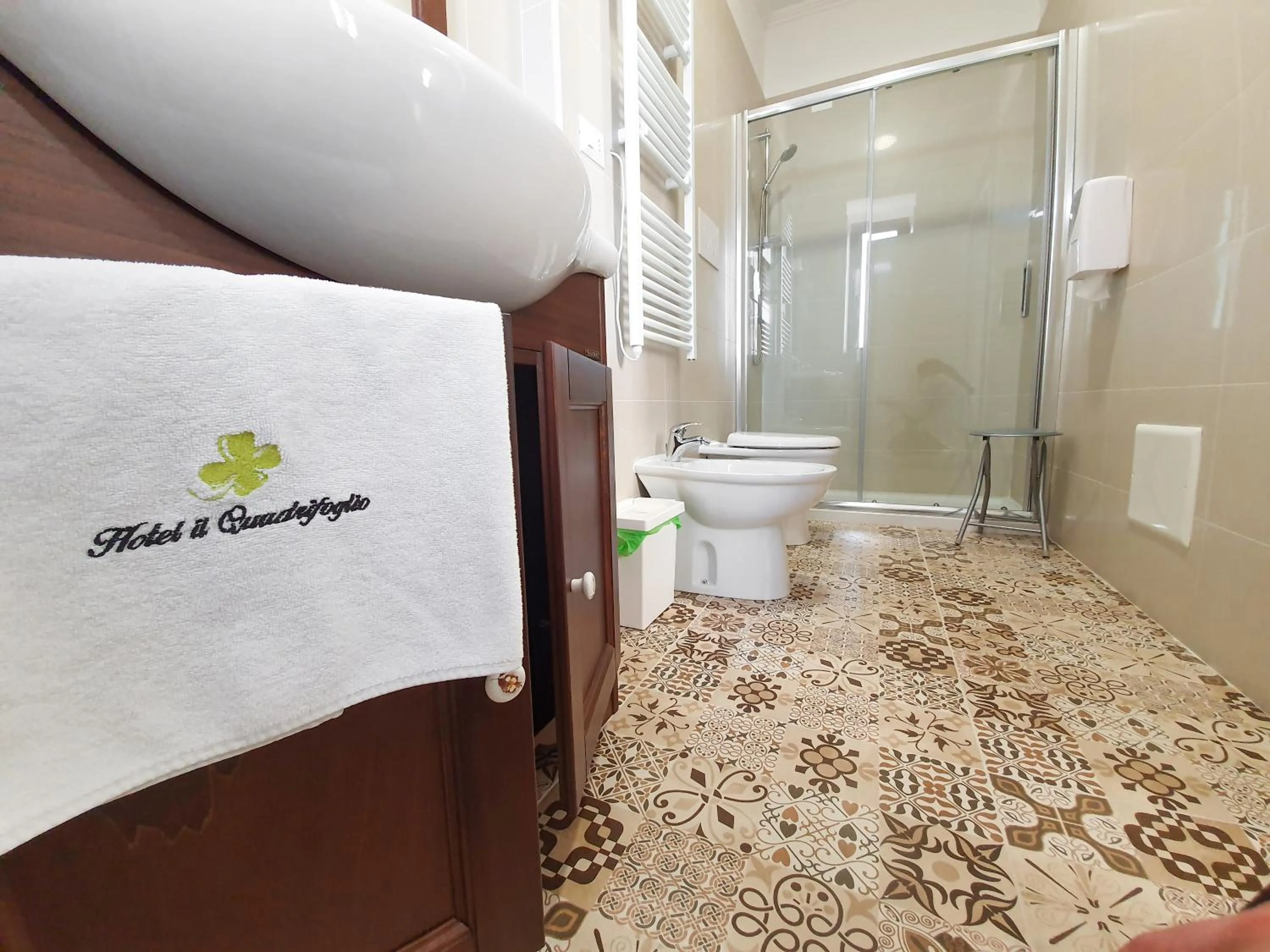 Bathroom in Hotel Il Quadrifoglio