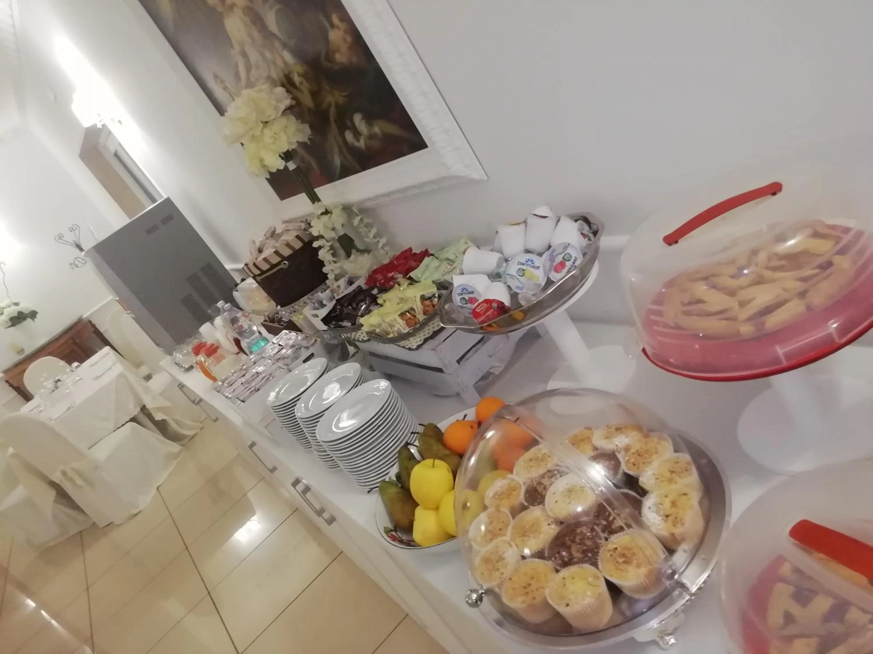 Buffet breakfast in Hotel Il Quadrifoglio