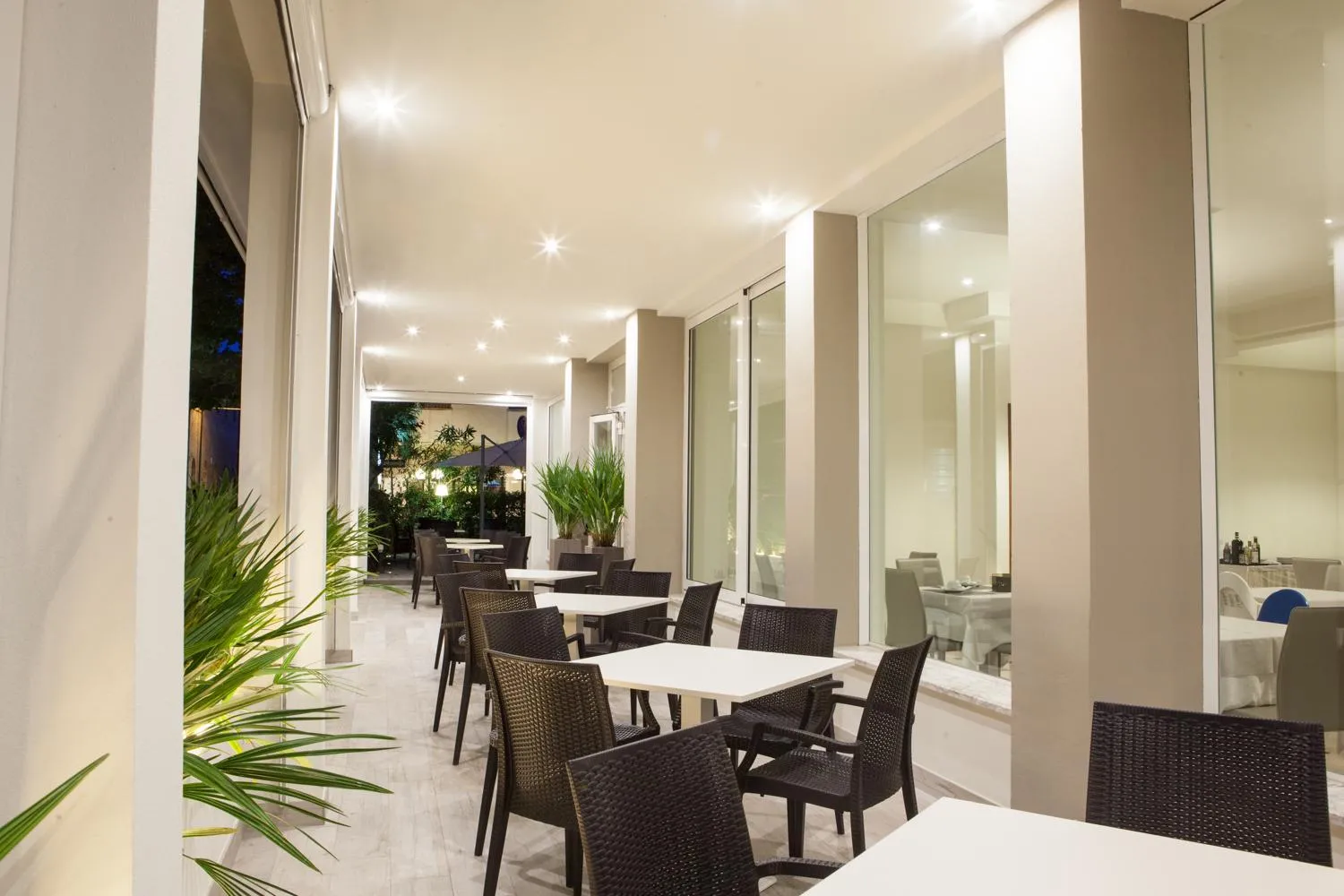 Garden in Hotel Lux