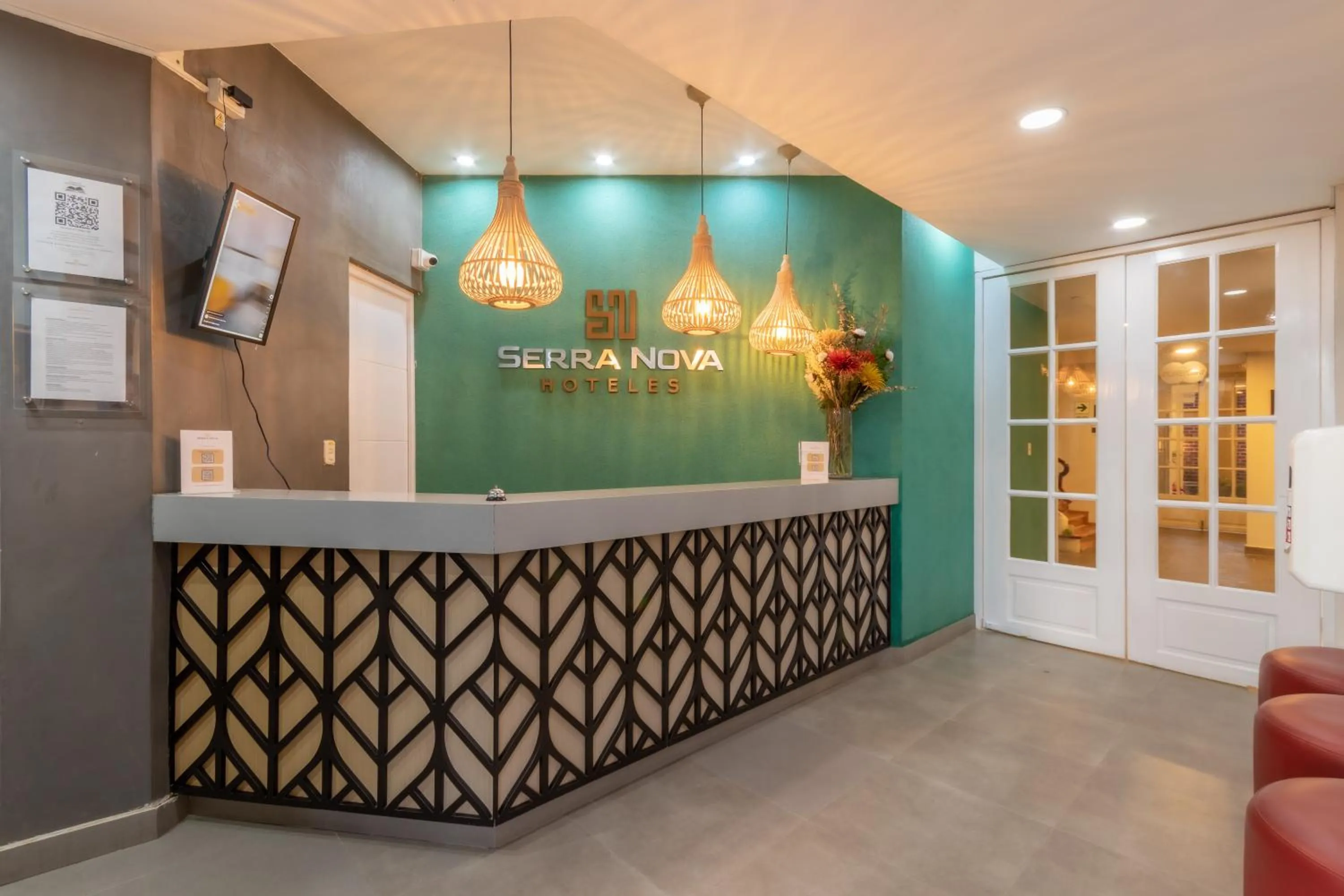 Lobby or reception in Hotel Serra Nova