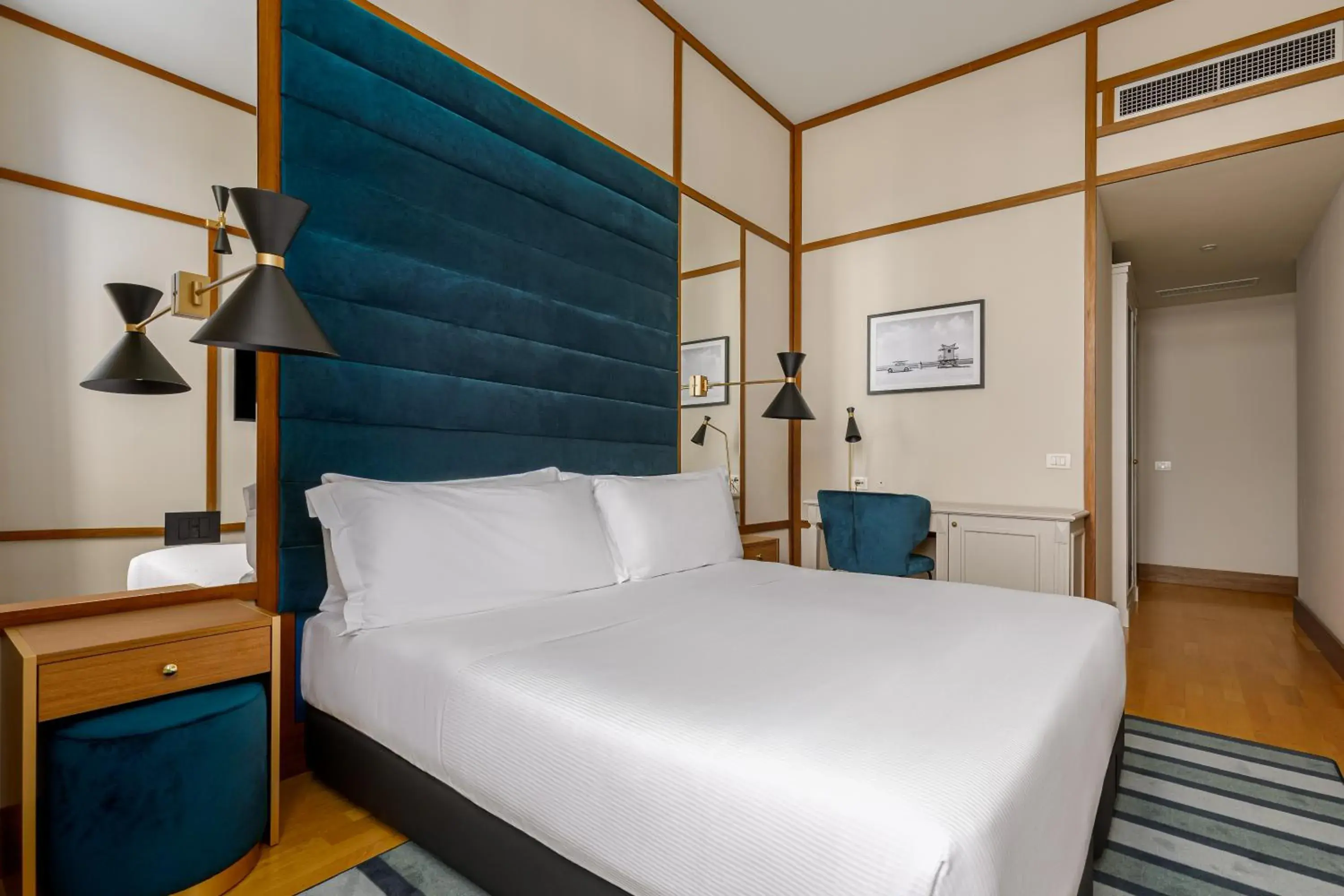 Bed in Room Mate Luca, Florence Bed in Room Mate Luca, Florence