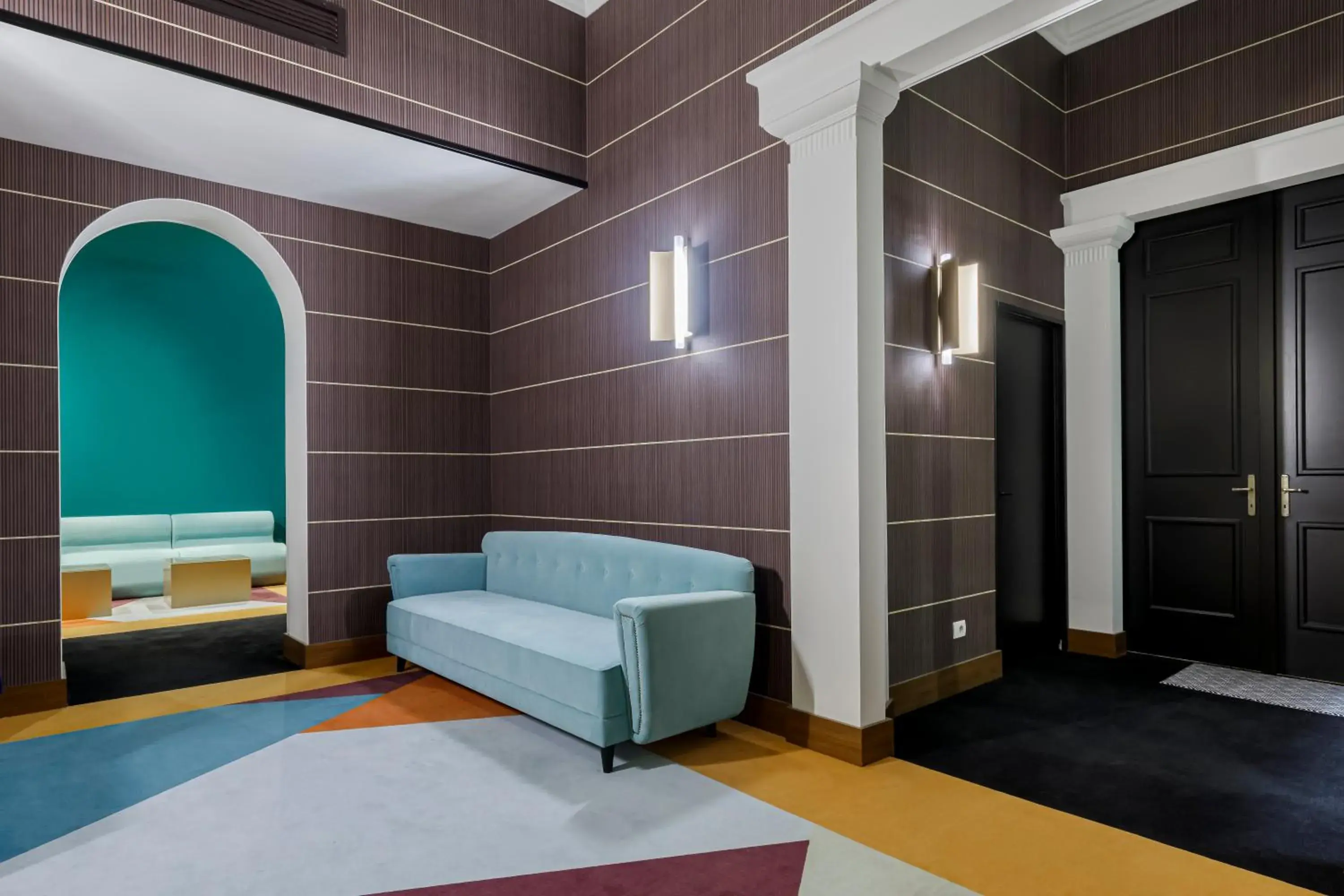 Lobby or reception, Bed in Room Mate Luca, Florence Lobby or reception, Bed in Room Mate Luca, Florence