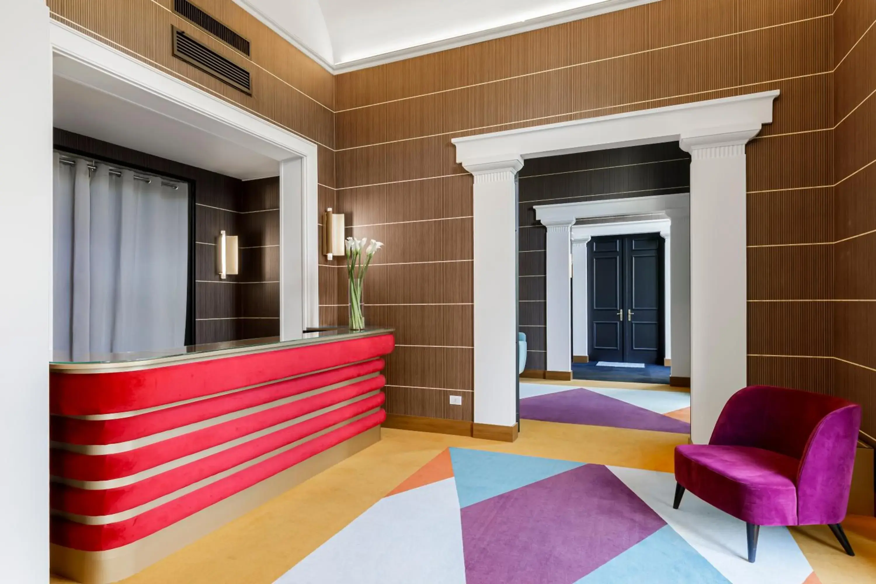 Lobby or reception, Bed in Room Mate Luca, Florence Lobby or reception, Bed in Room Mate Luca, Florence