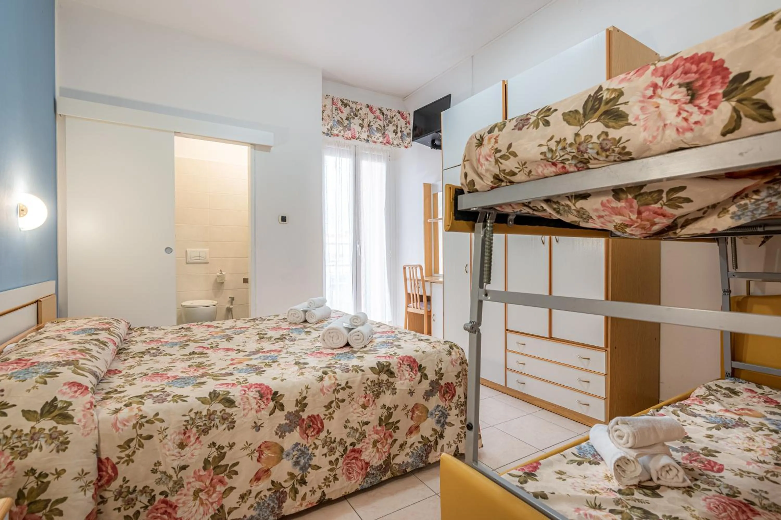 Bedroom, Bed in Hotel Ilde