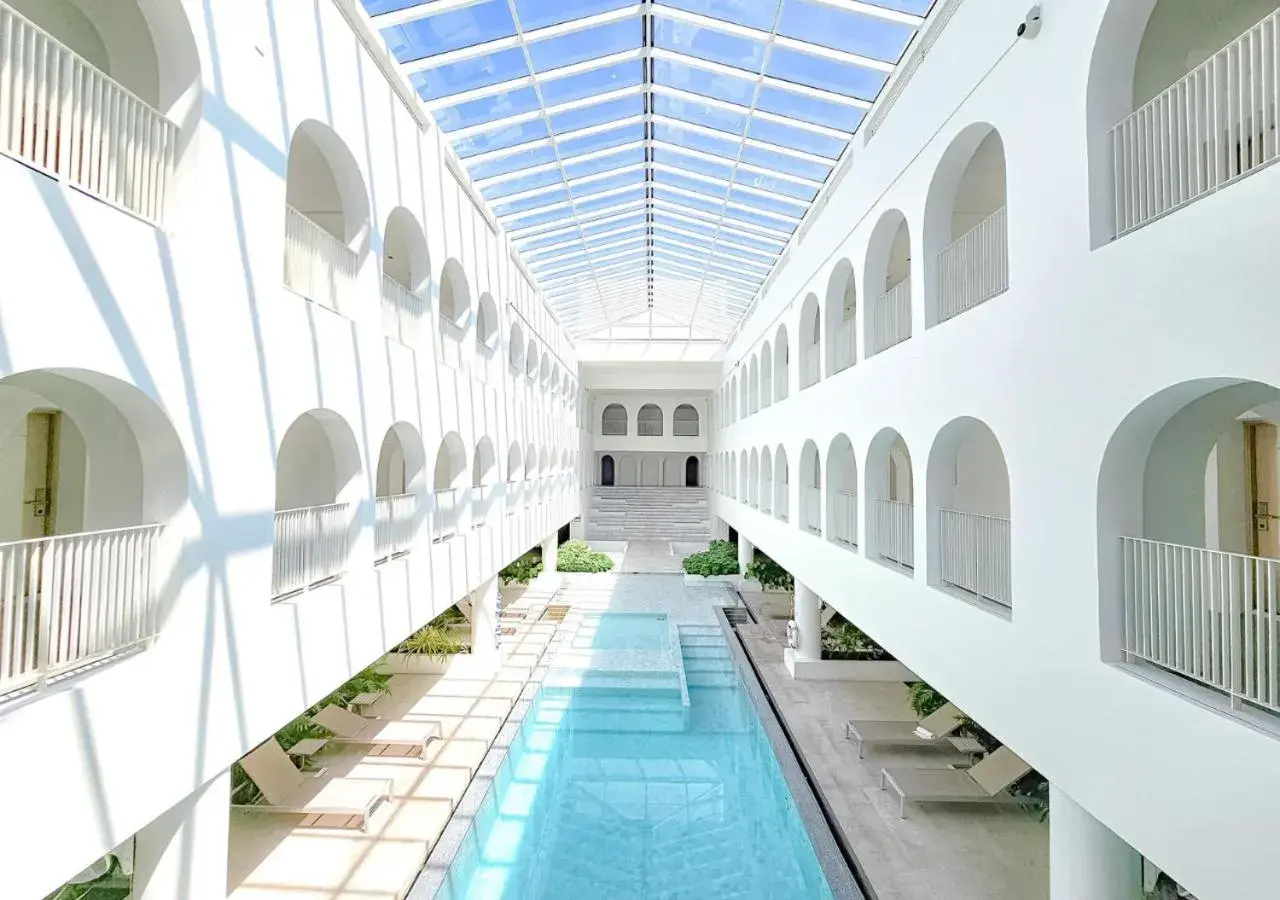 Pool view in Away Bangkok Riverside Kene Pool view in Away Bangkok Riverside Kene