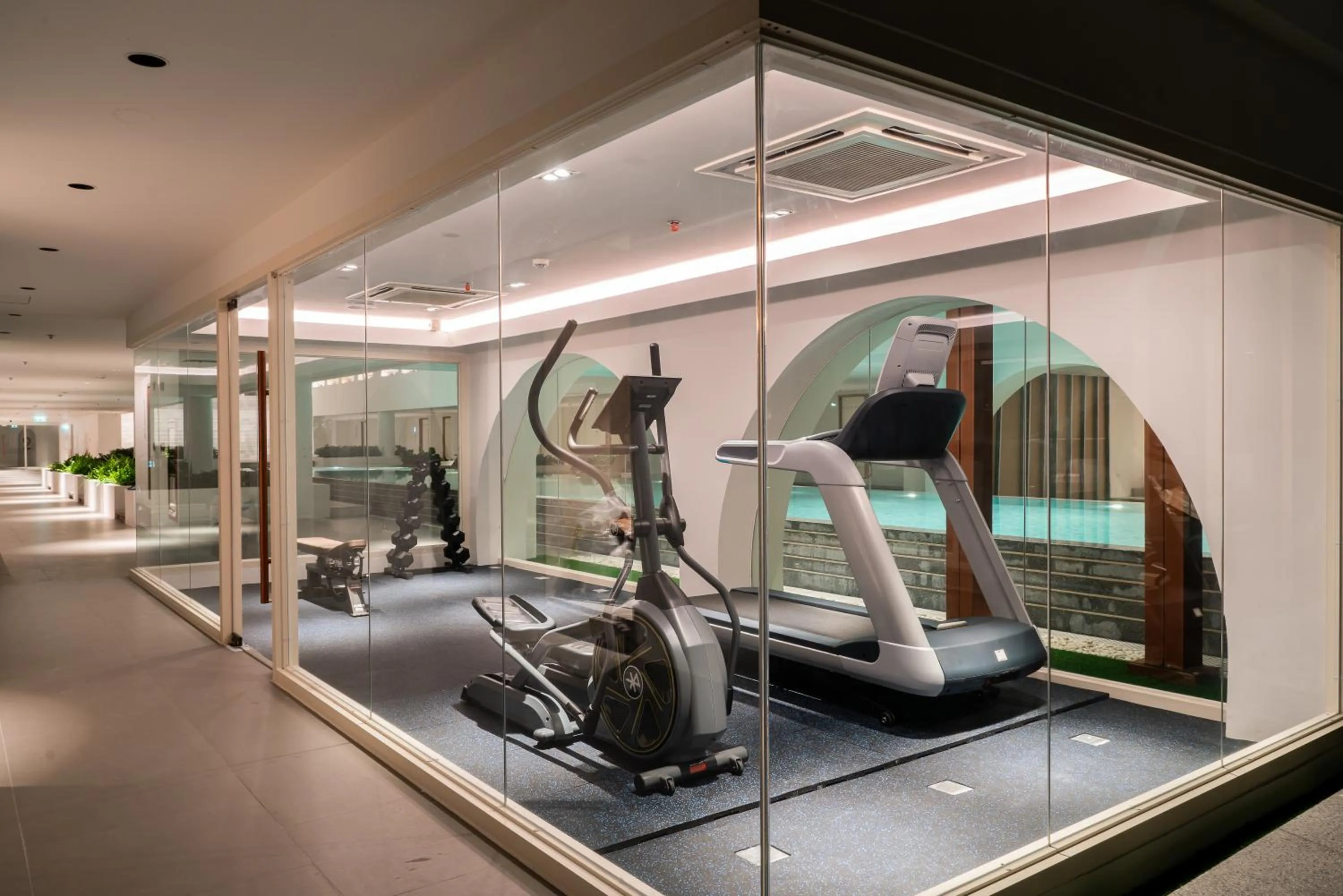 Fitness centre/facilities in Away Bangkok Riverside Kene