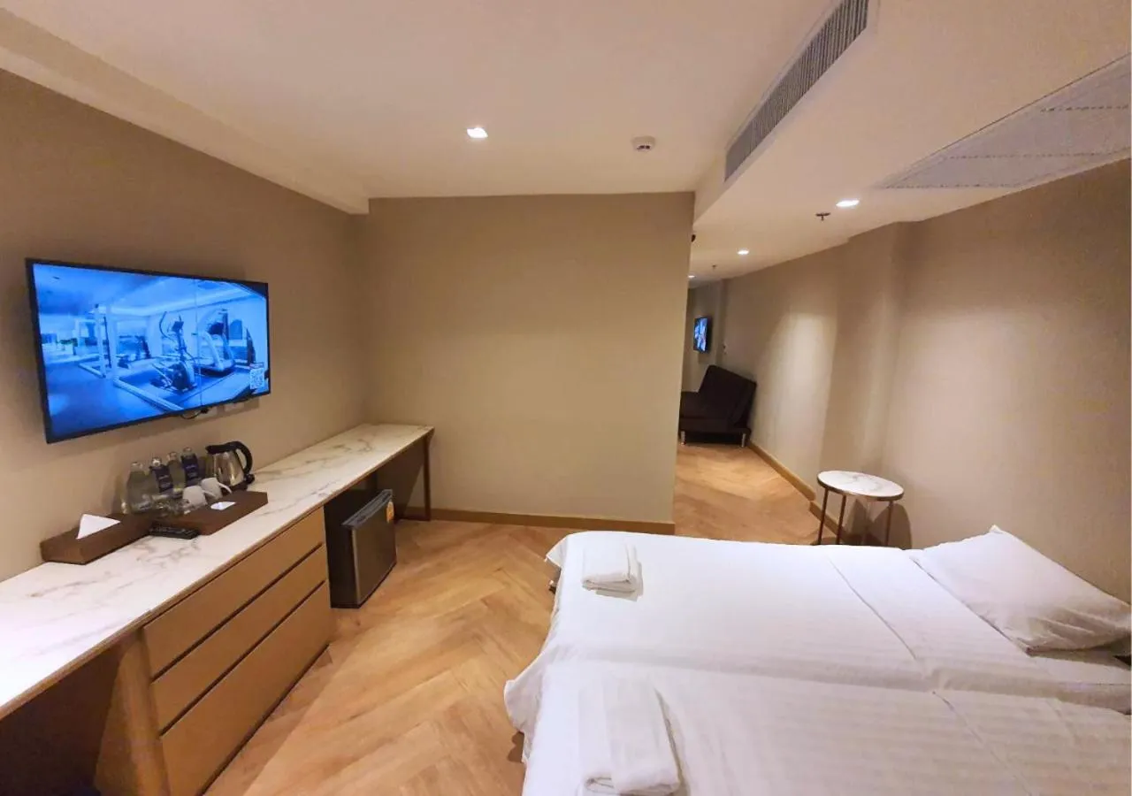 Bed in Away Bangkok Riverside Kene