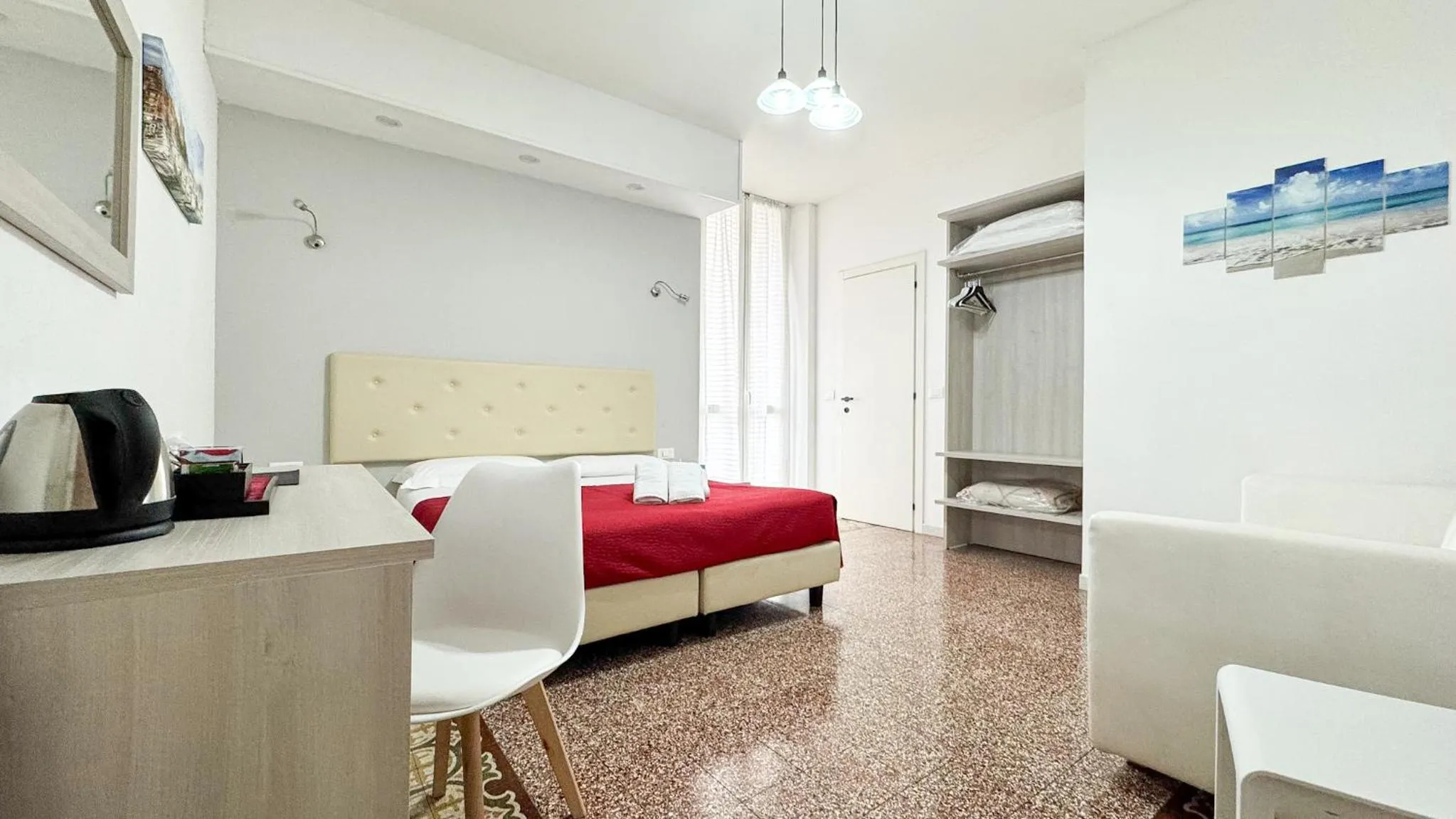 Bed in Nautilus Hotel