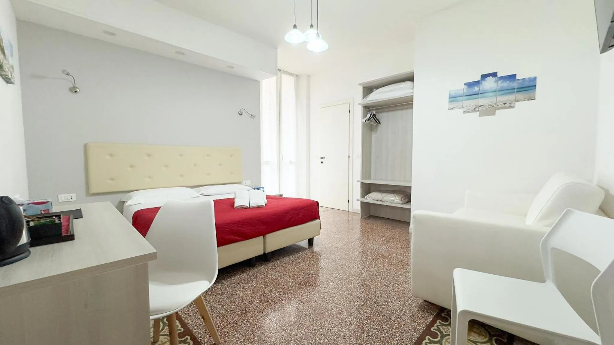 Bed in Nautilus Hotel