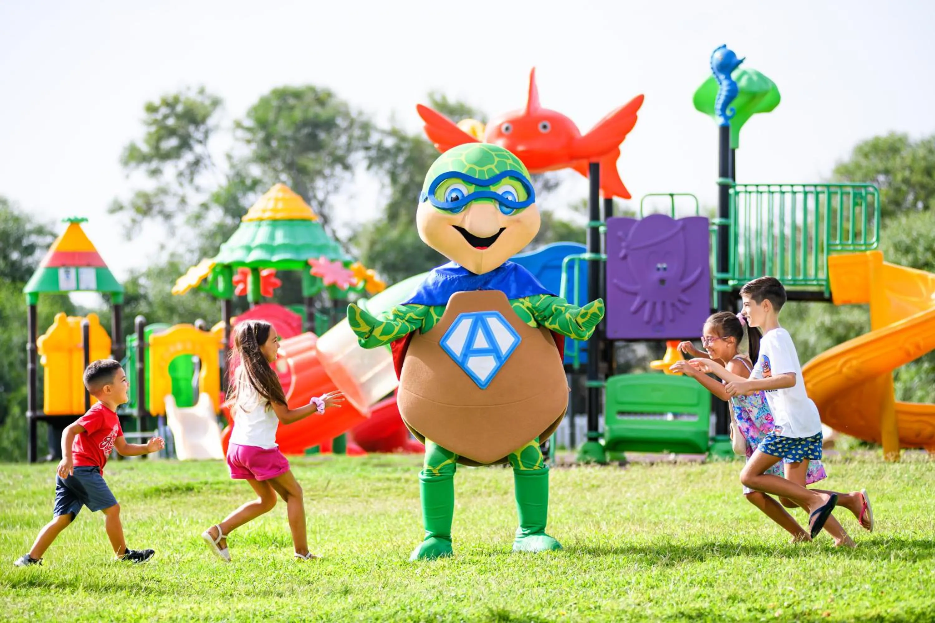 Children play ground in Almar Timi Ama Villasimius