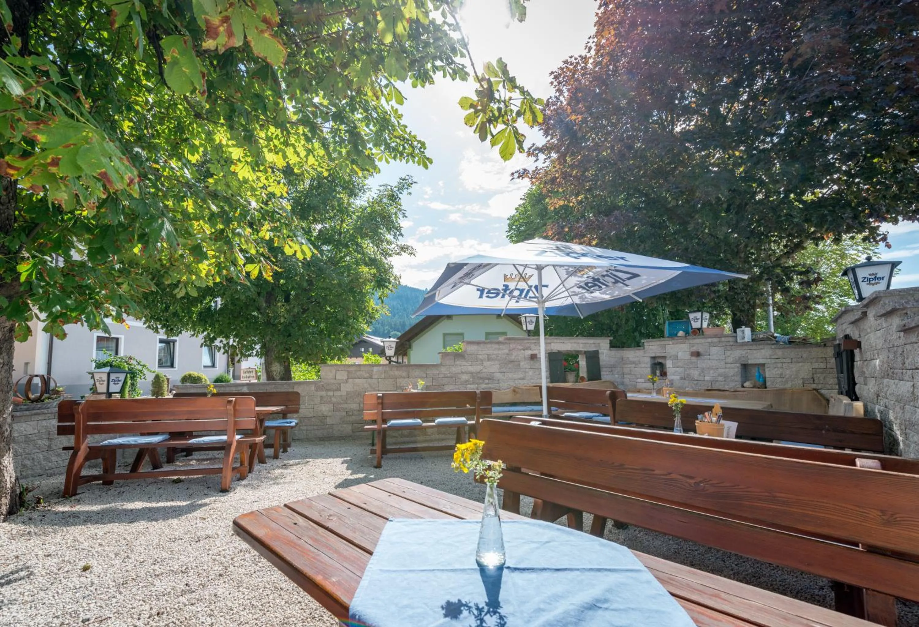 Garden in Kirchenwirt Irrsdorf Familie Schinwald
