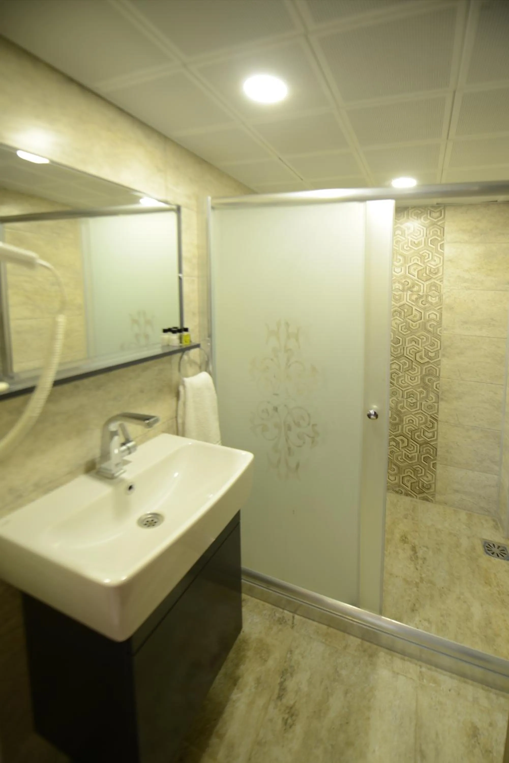 Shower in TÜRKMEN KONAGI HALFETİ BUTİK OTEL