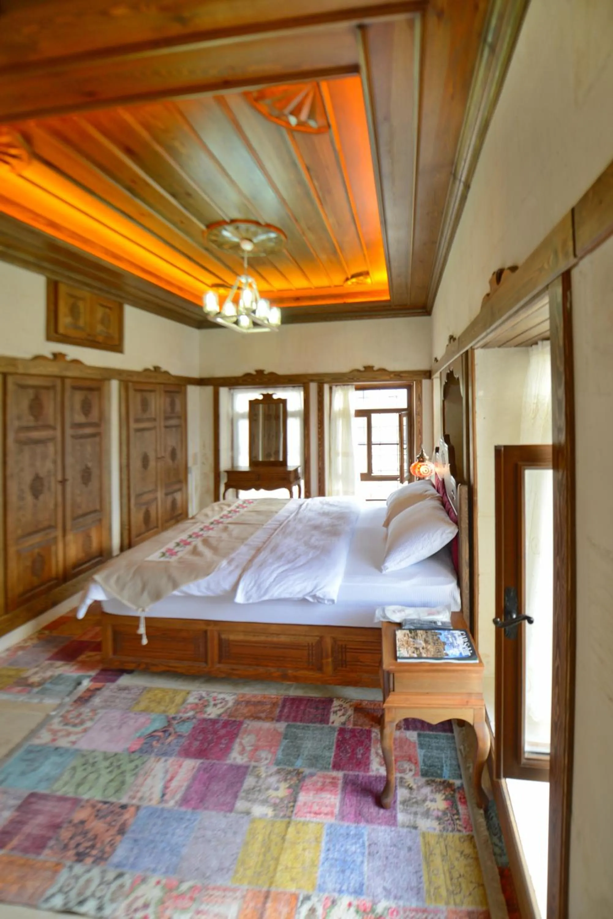 Bed in TÜRKMEN KONAGI HALFETİ BUTİK OTEL