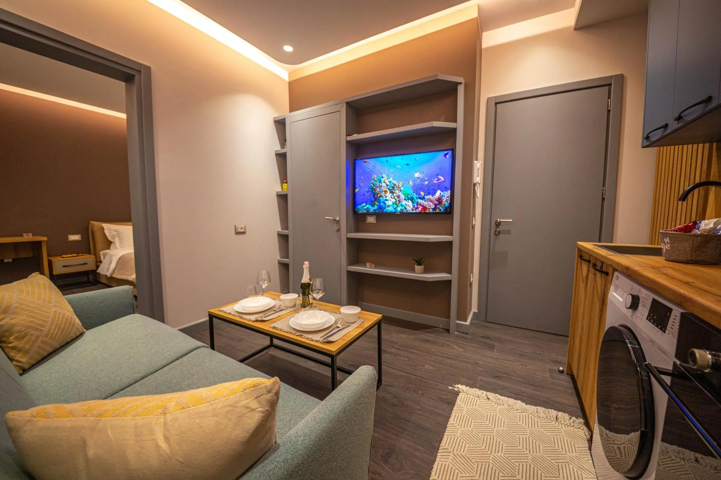 TV and multimedia in Blloku Unique Apartments