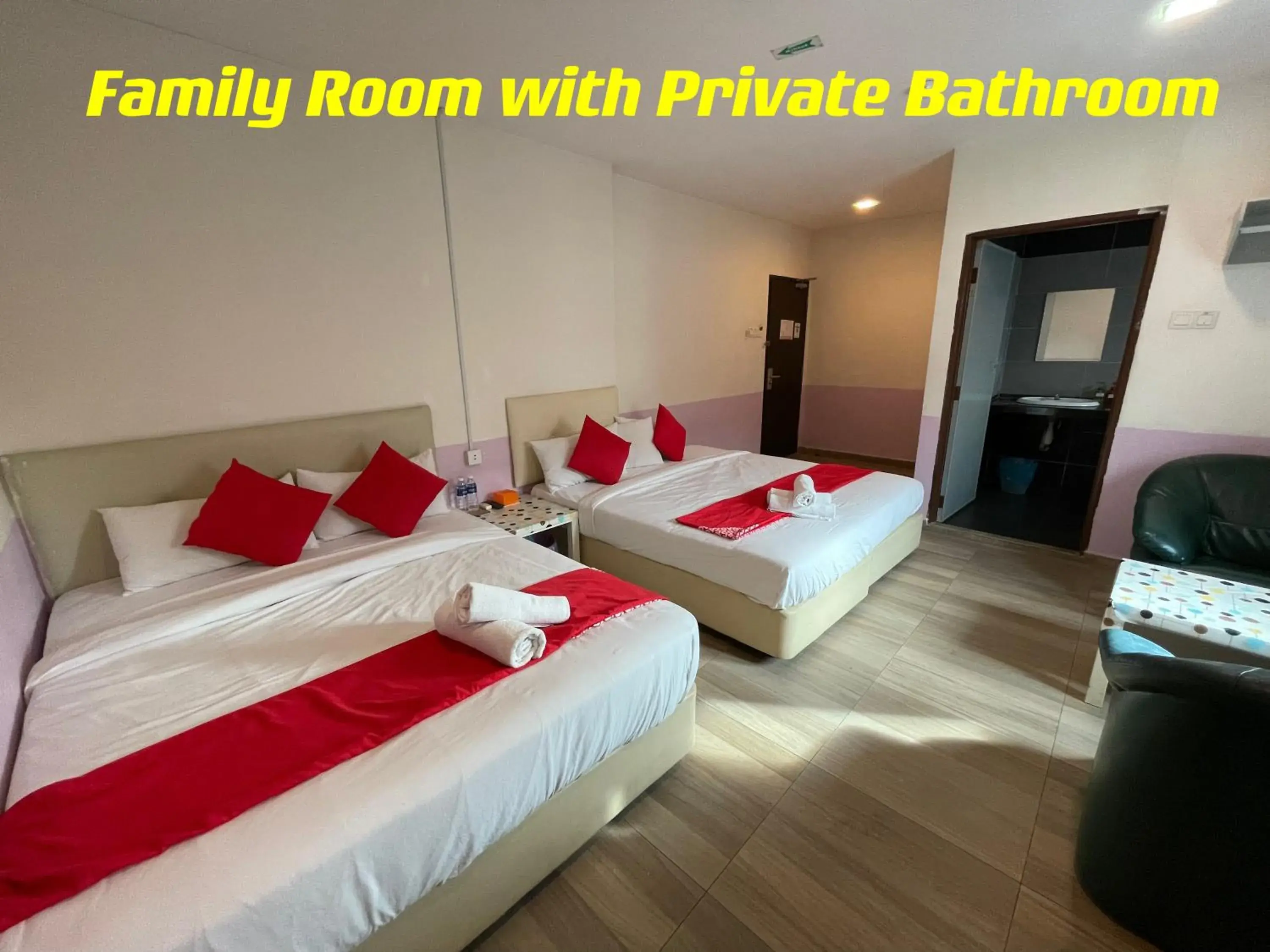 Family Room with Private Bathroom in City Kuchai Hotel -Kuchai Lama,Kuala Lumpur Family Room with Private Bathroom in City Kuchai Hotel -Kuchai Lama,Kuala Lumpur