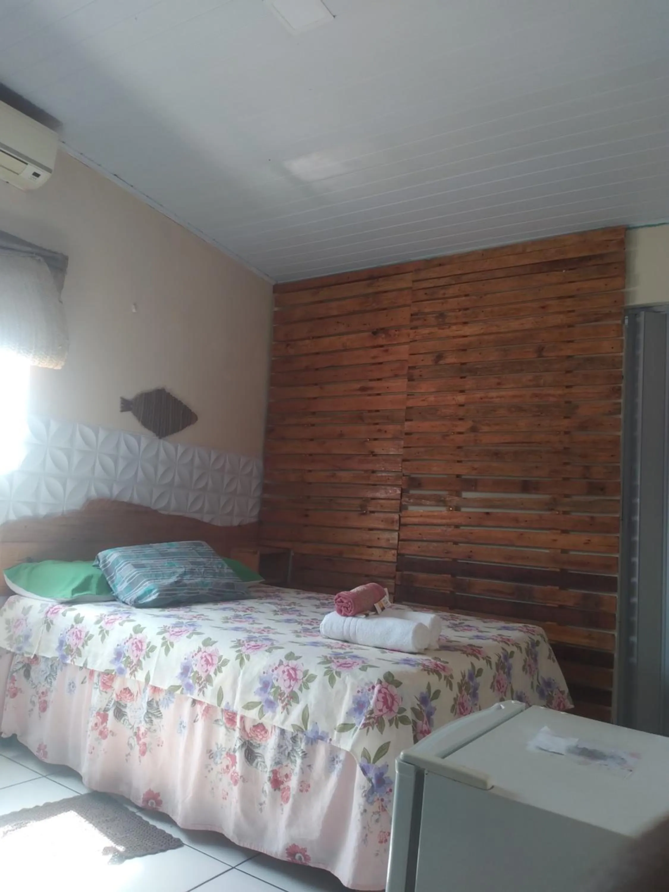 Bed in Pousada Shalom