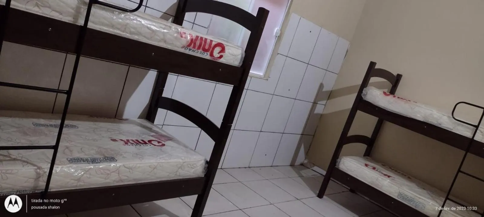 Bunk Bed in Male Dormitory Room  in Pousada Shalom