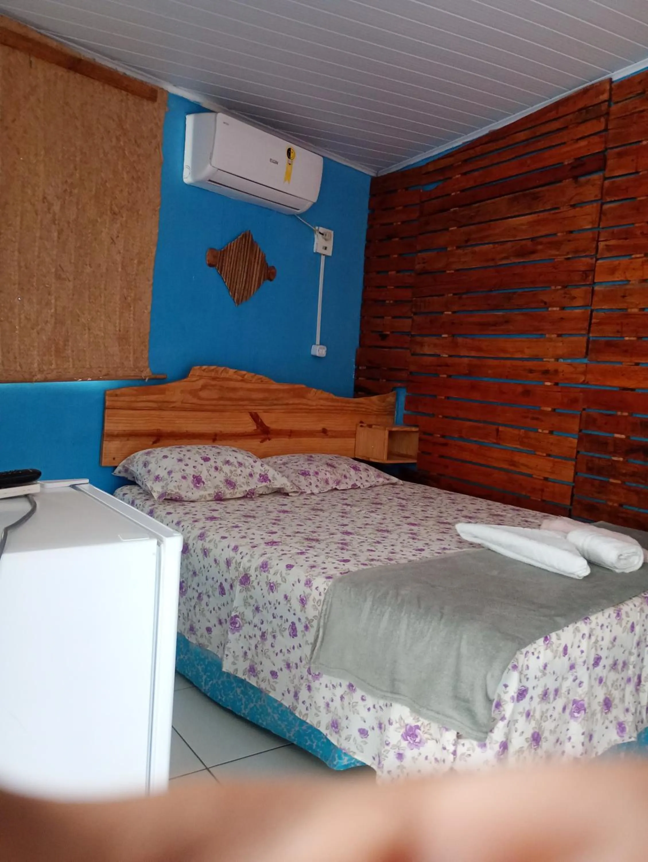 Bed in Pousada Shalom