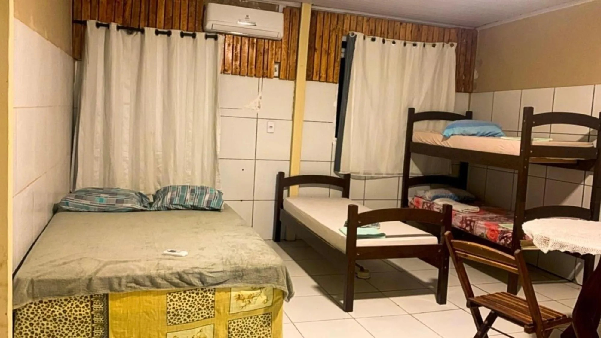 Bed in Pousada Shalom