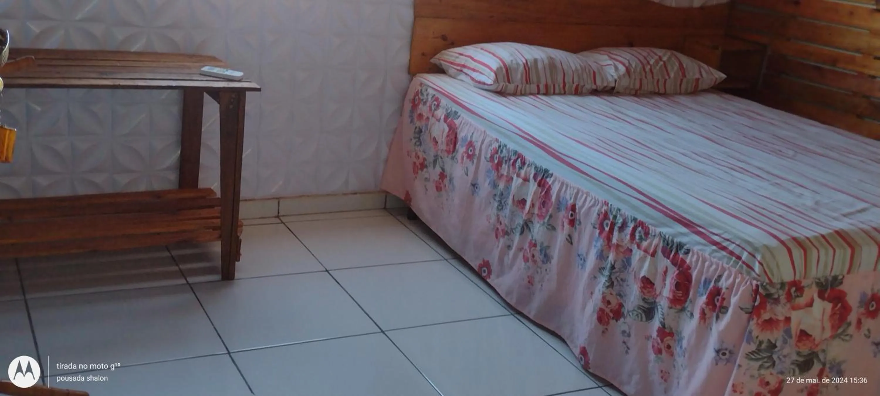 Bed in Pousada Shalom