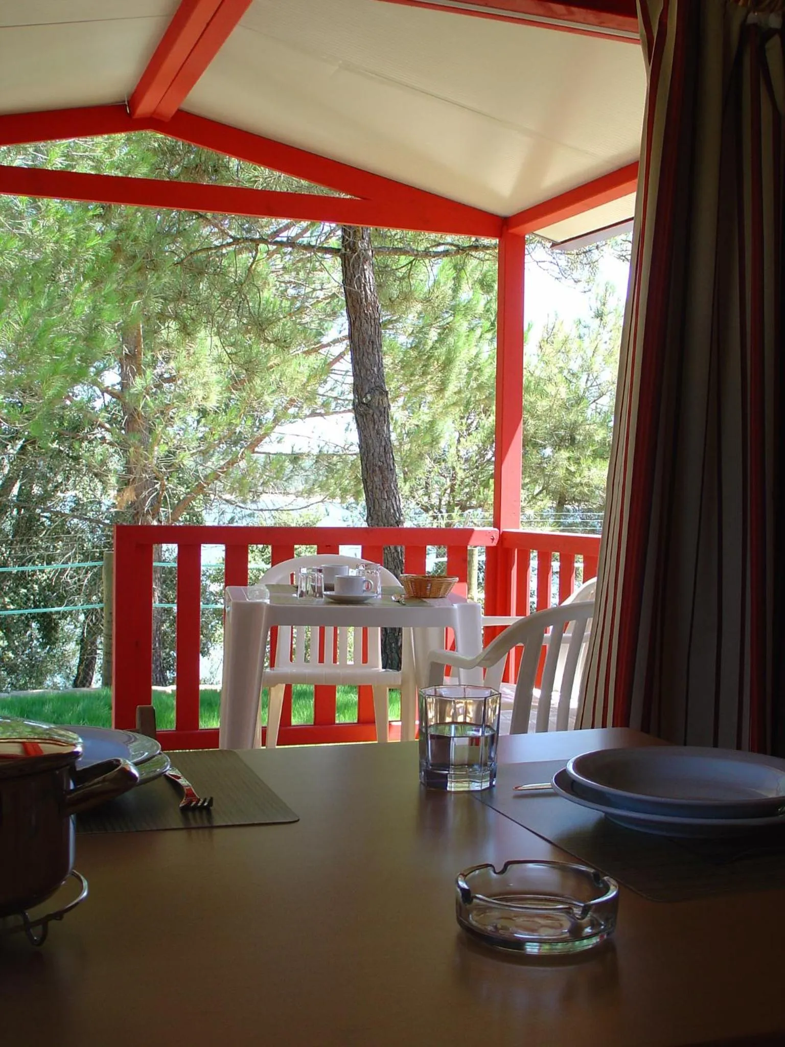 Balcony/Terrace in Parque De Campismo Orbitur Sao Pedro De Moel