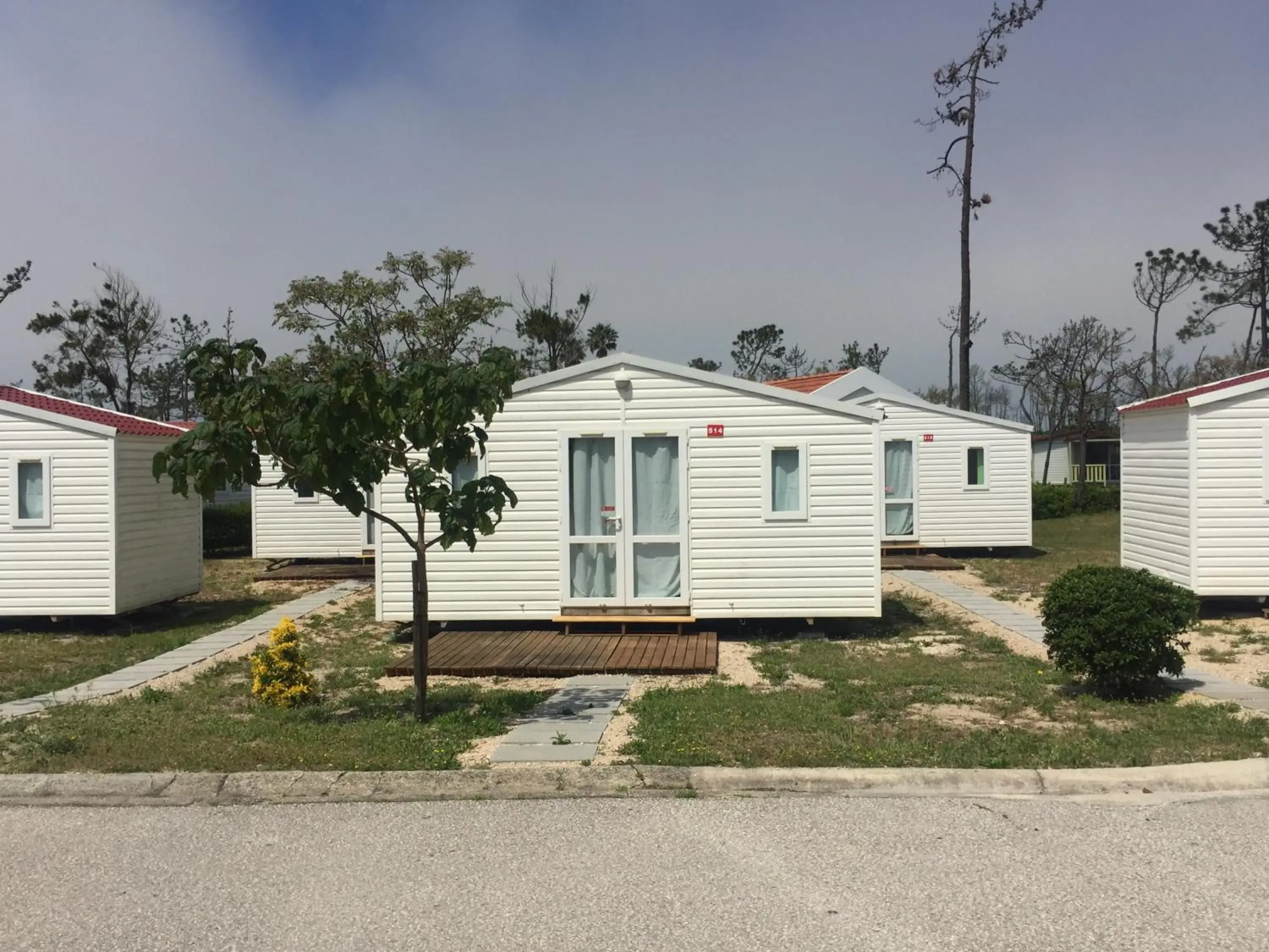Caravan with shared bathroom in Parque De Campismo Orbitur Gala Caravan with shared bathroom in Parque De Campismo Orbitur Gala
