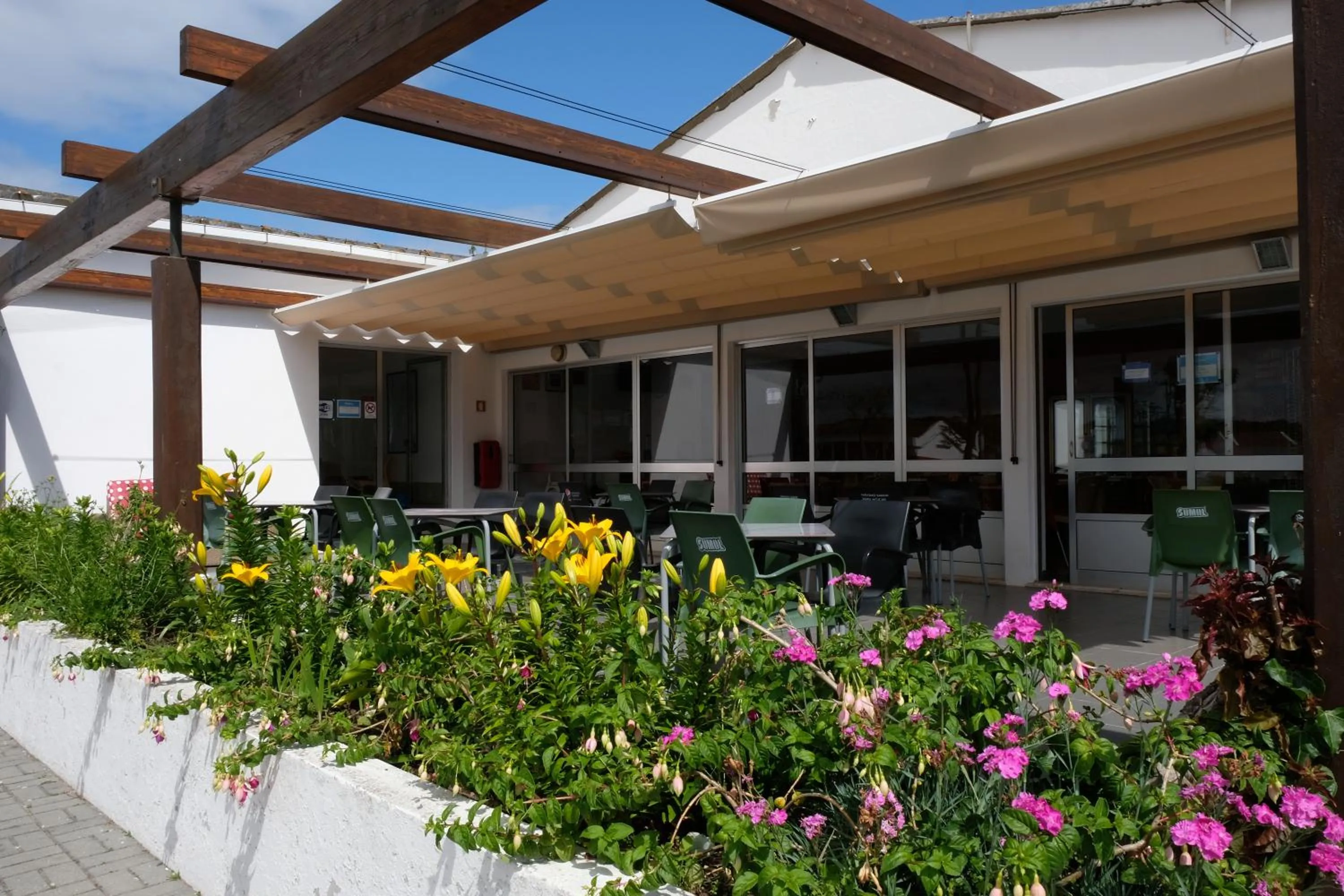 Balcony/Terrace in Parque De Campismo Orbitur Gala