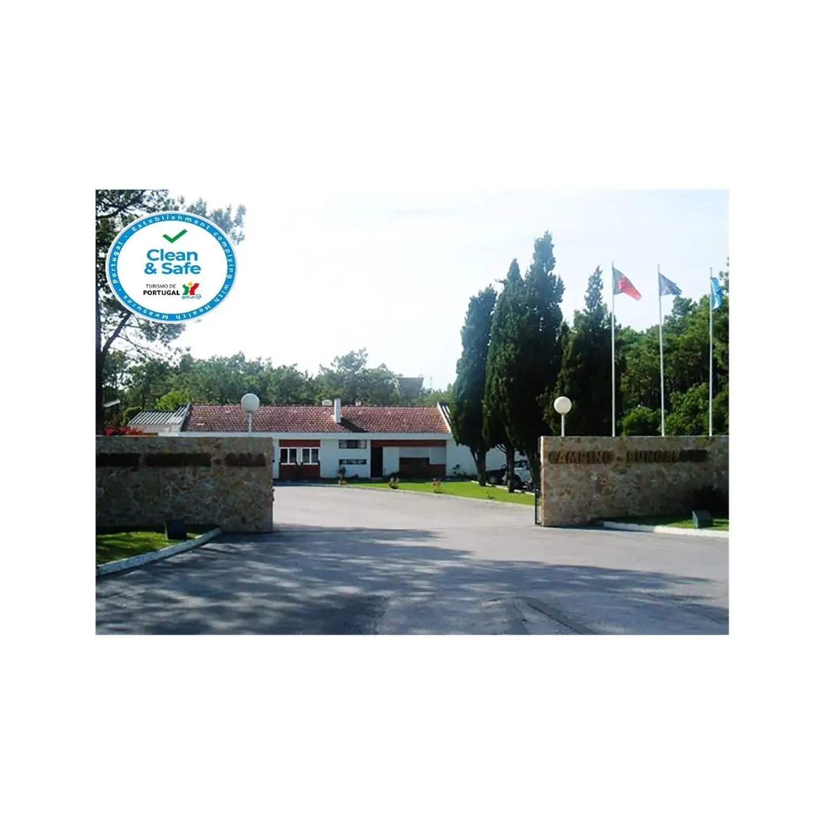 Facade/entrance in Parque De Campismo Orbitur Gala Facade/entrance in Parque De Campismo Orbitur Gala