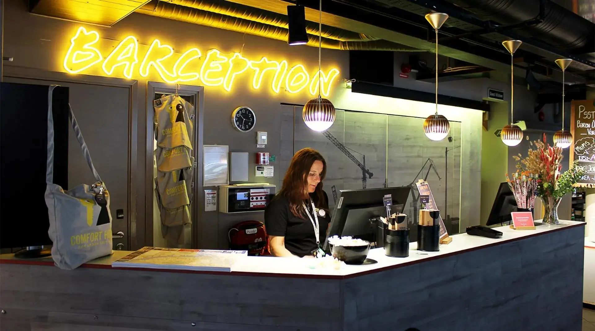 Lobby or reception in Comfort Hotel City Lobby or reception in Comfort Hotel City