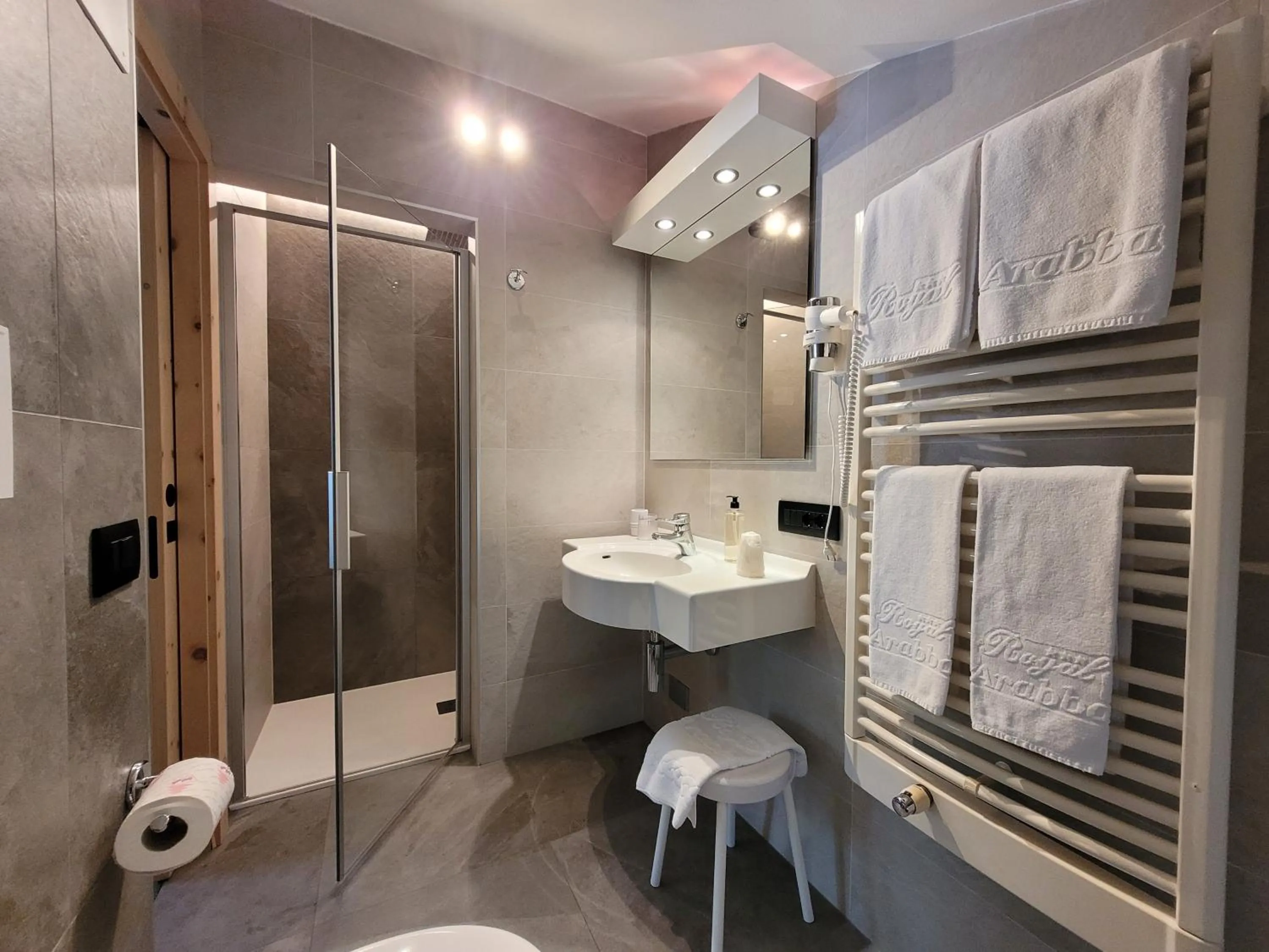 Shower in Hotel Garni Royal