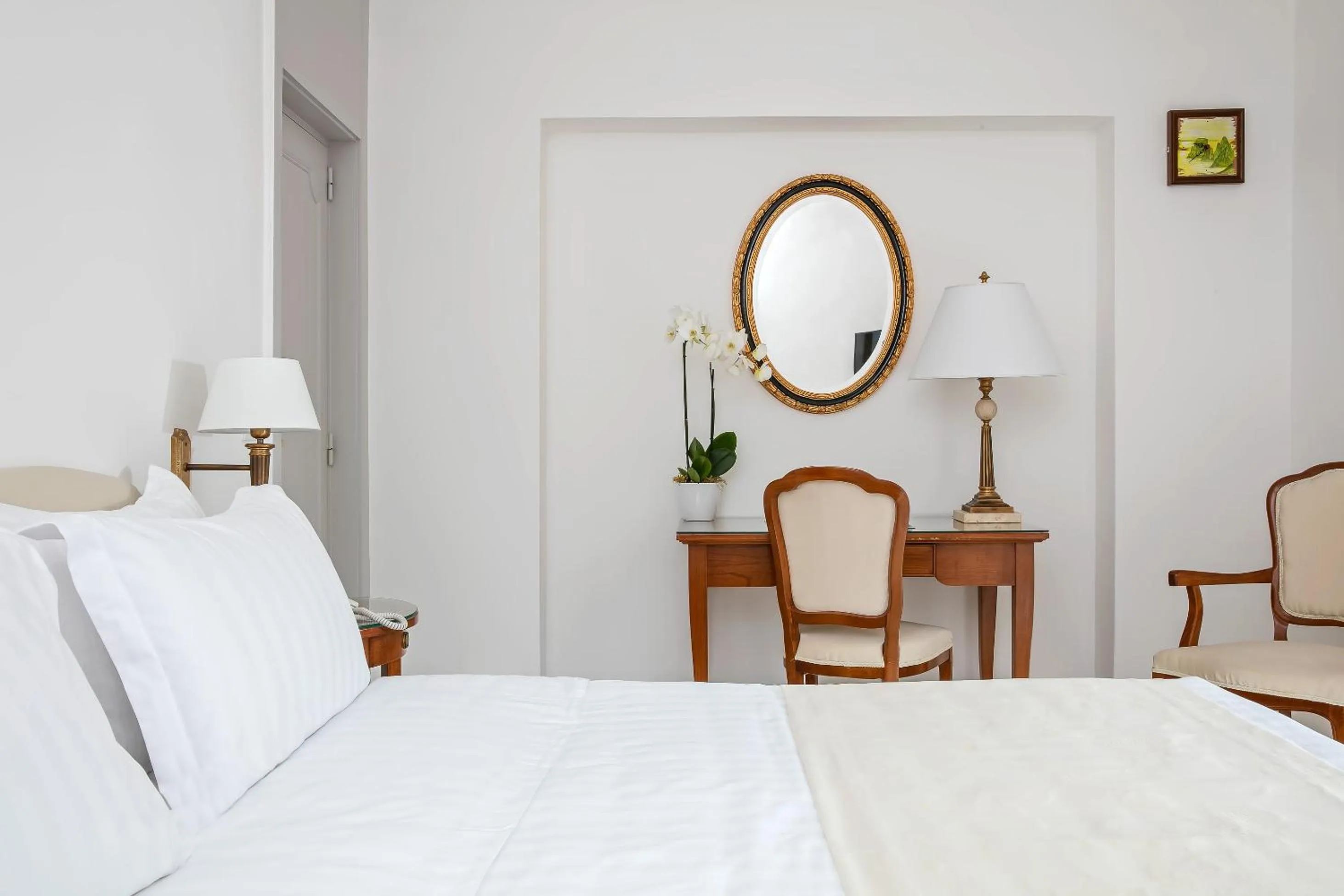 Bedroom, Bed in Hotel Syrene