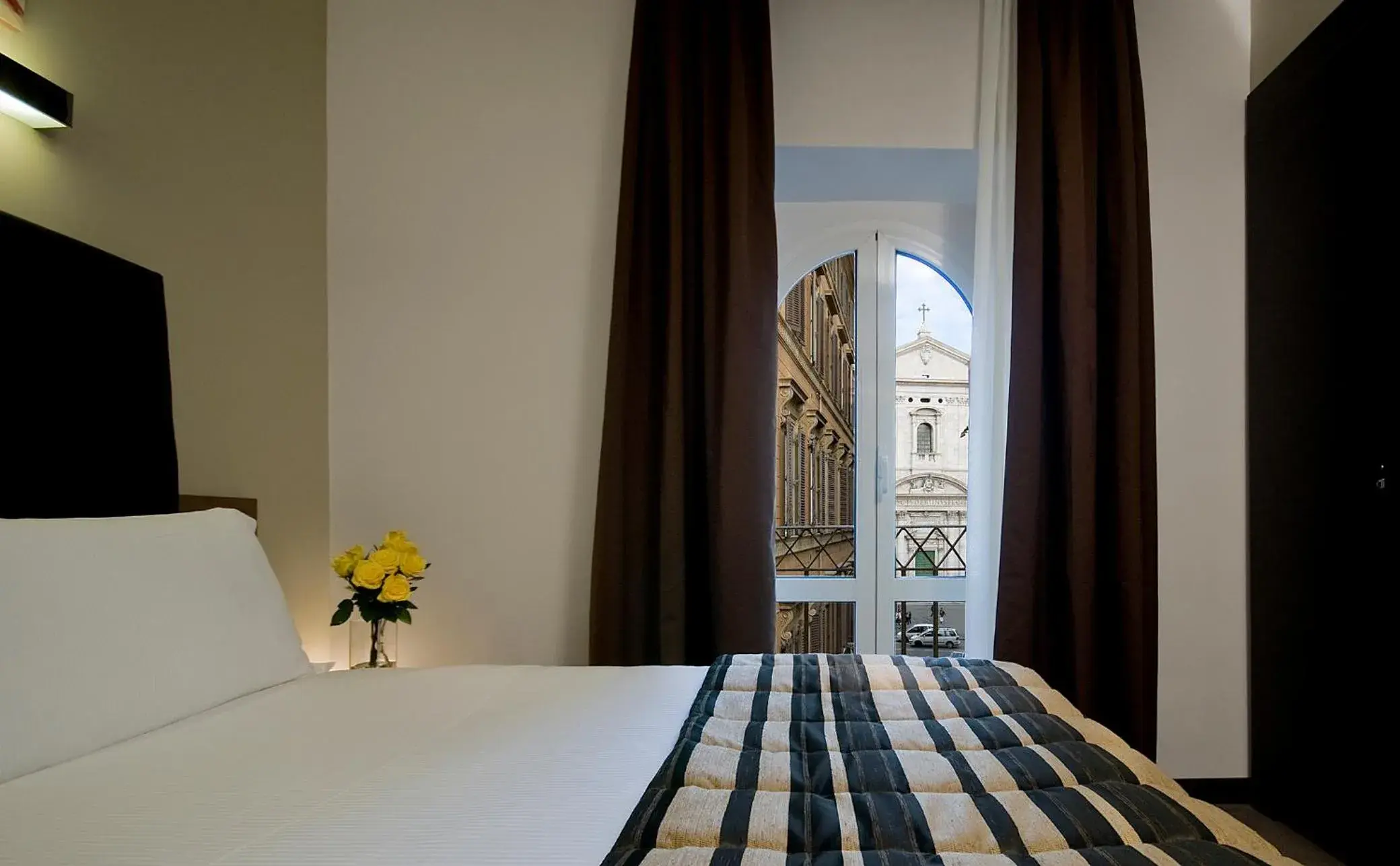 Bed in Hotel Rinascimento Bed in Hotel Rinascimento