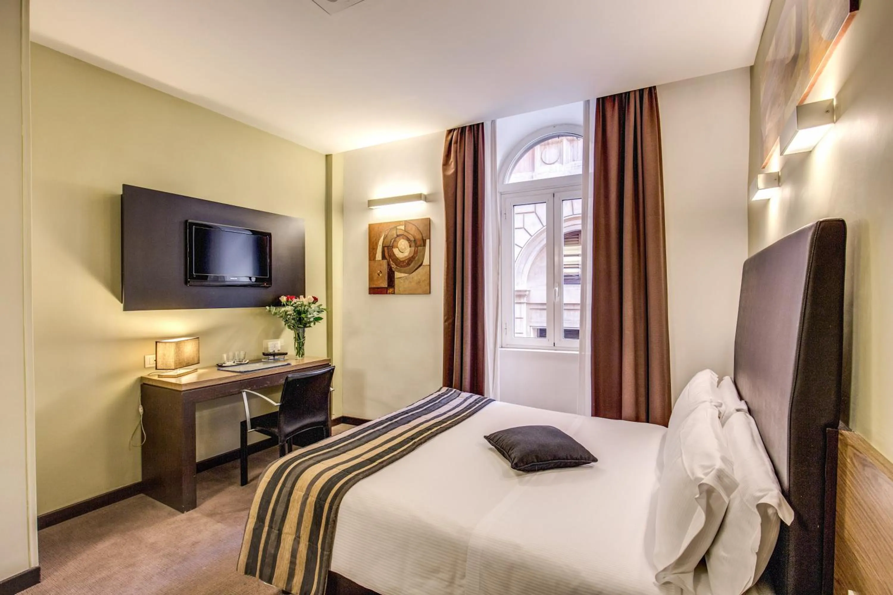 Bed in Hotel Rinascimento