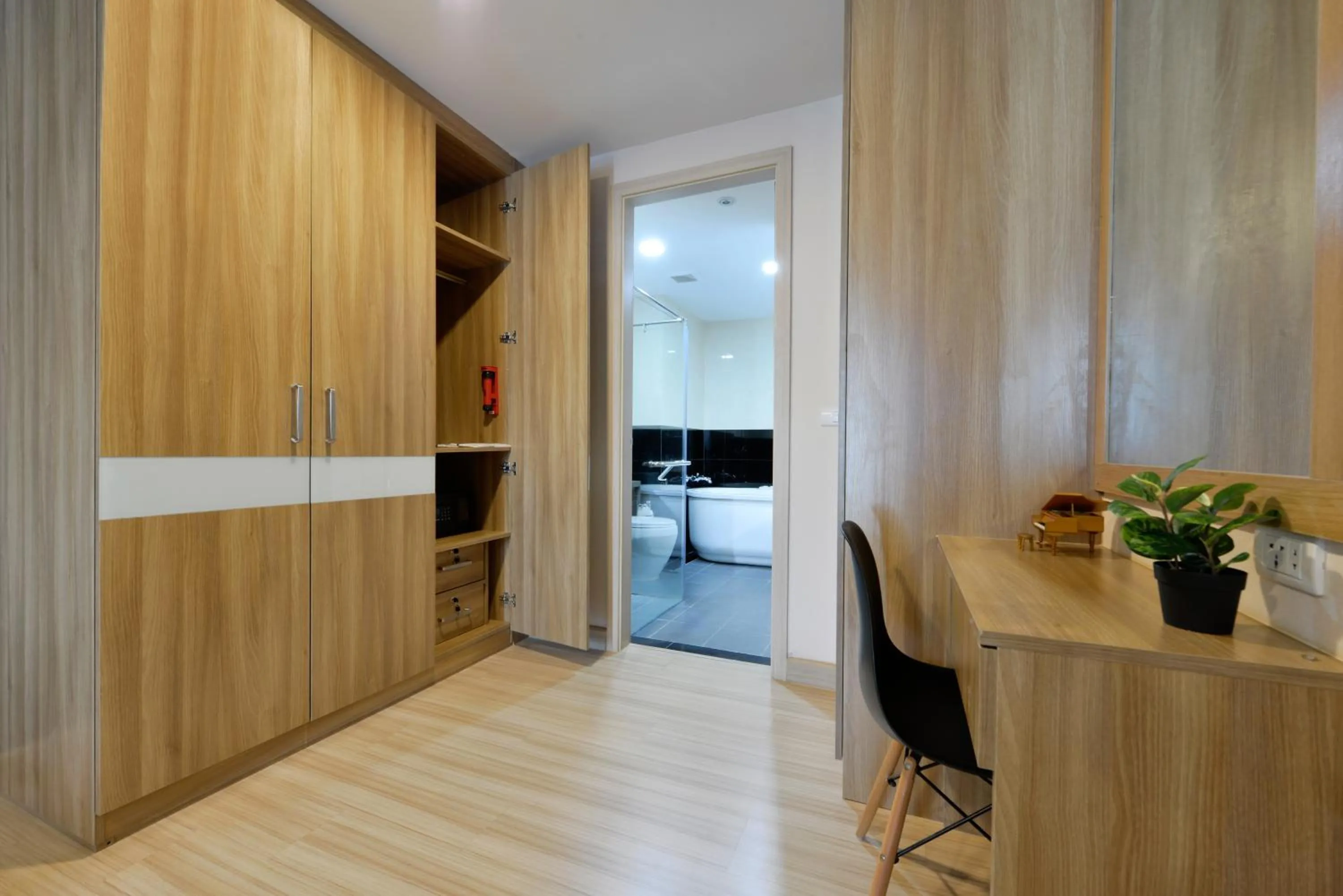 wardrobe in Ramada by Wyndham Bangkok Ten Ekamai Residences