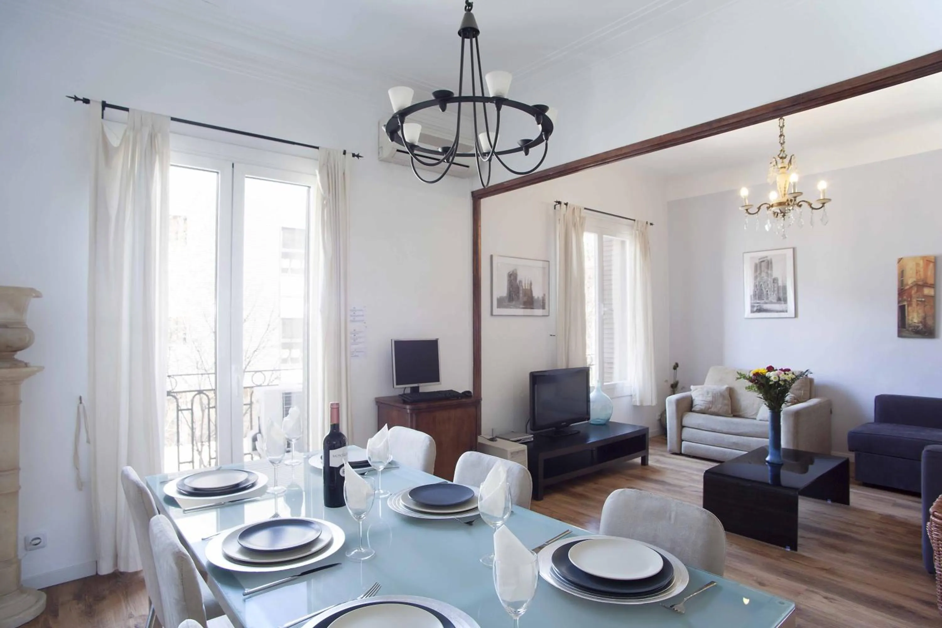 Living room in Go-BCN Residence Sagrada Familia
