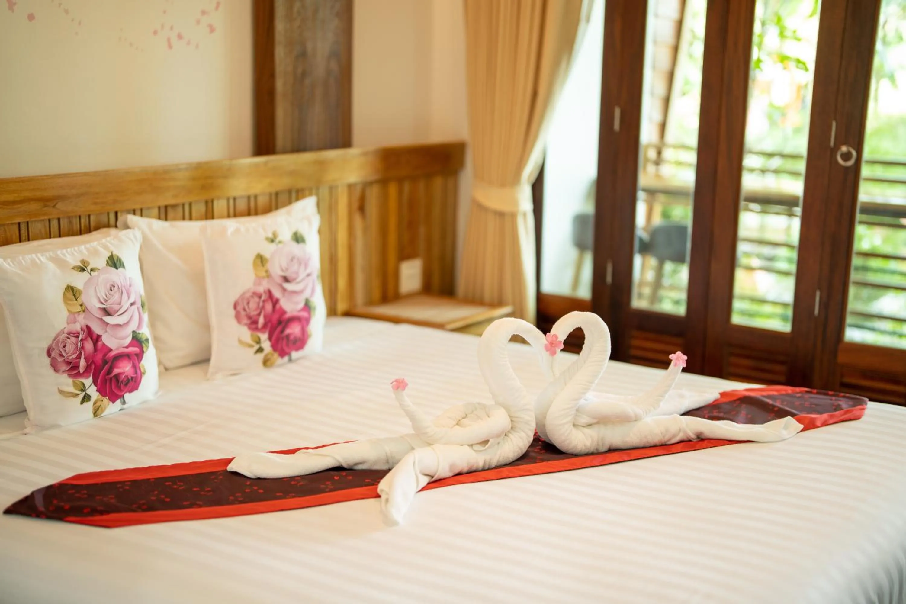 Bed in Merry Spa & Resort