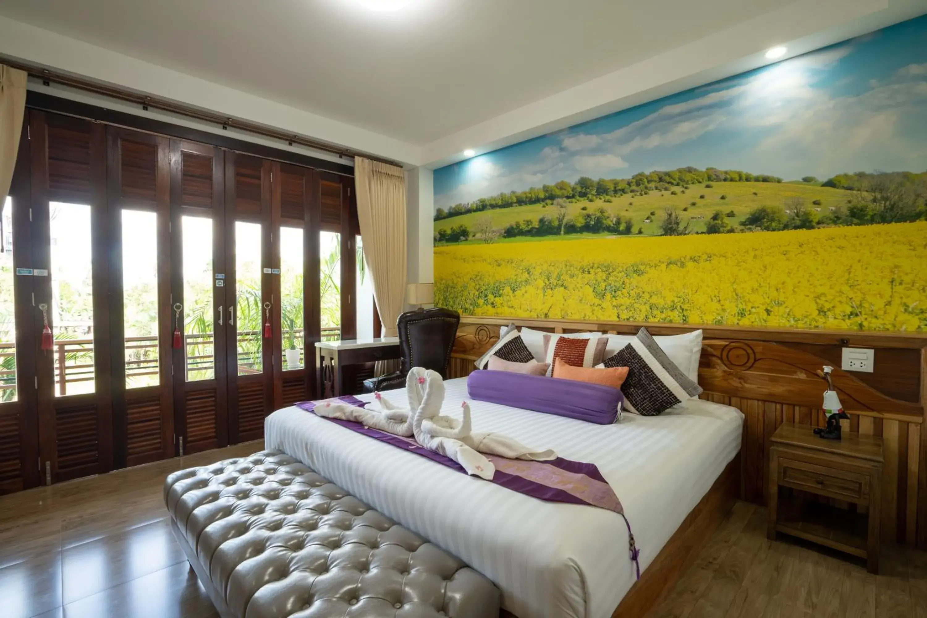 Bed in Merry Spa & Resort Bed in Merry Spa & Resort