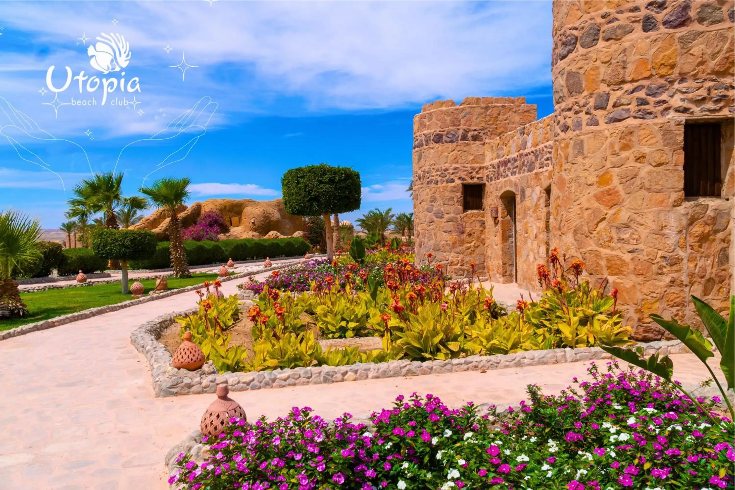 Property building in Utopia Beach Club Property building in Utopia Beach Club